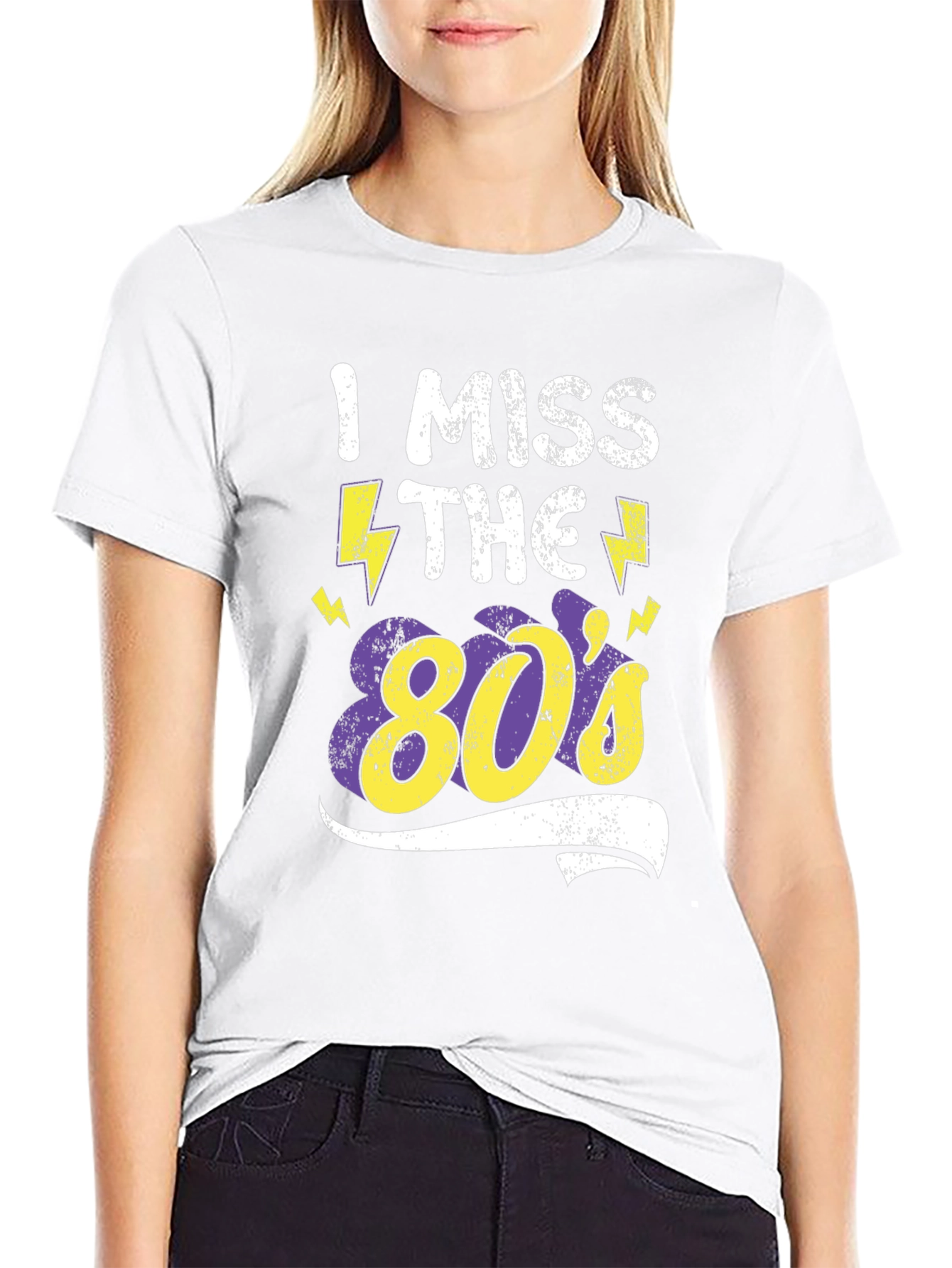 I Miss The 80s Black T-Shirt