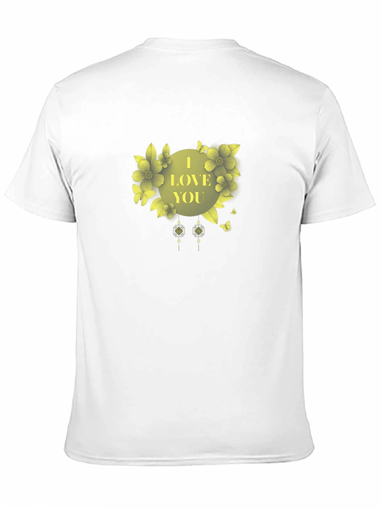 I Love You Floral Graphic T-Shirt