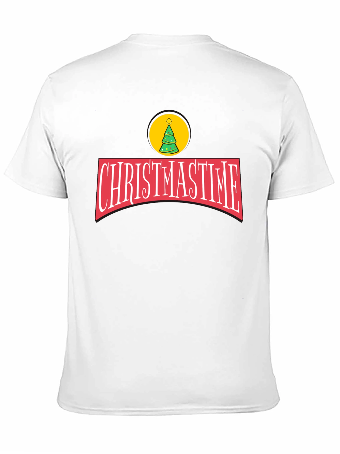 Christmastime Black Graphic Tee