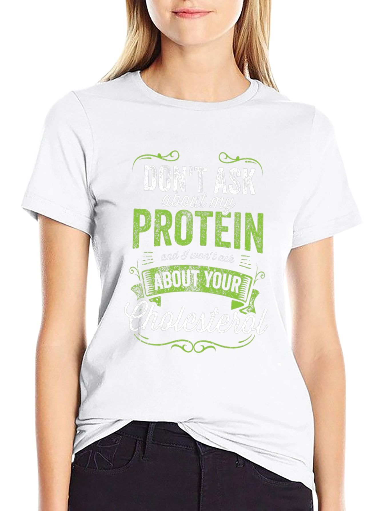 Dont Ask About My Protein Graphic T-Shirt