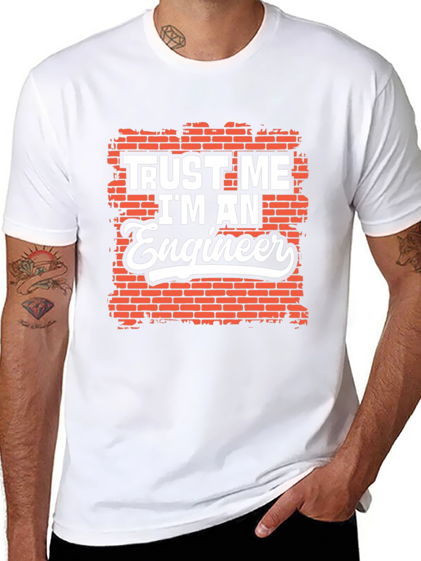 Trust Me Im An Engineer Graphic Tee Shirt