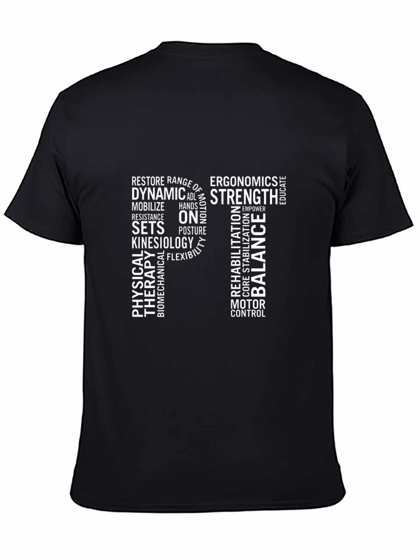Physical Therapy Word Art T-Shirt