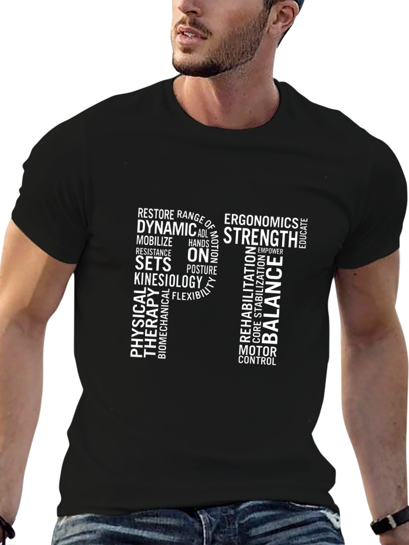 Physical Therapy Word Art T-Shirt