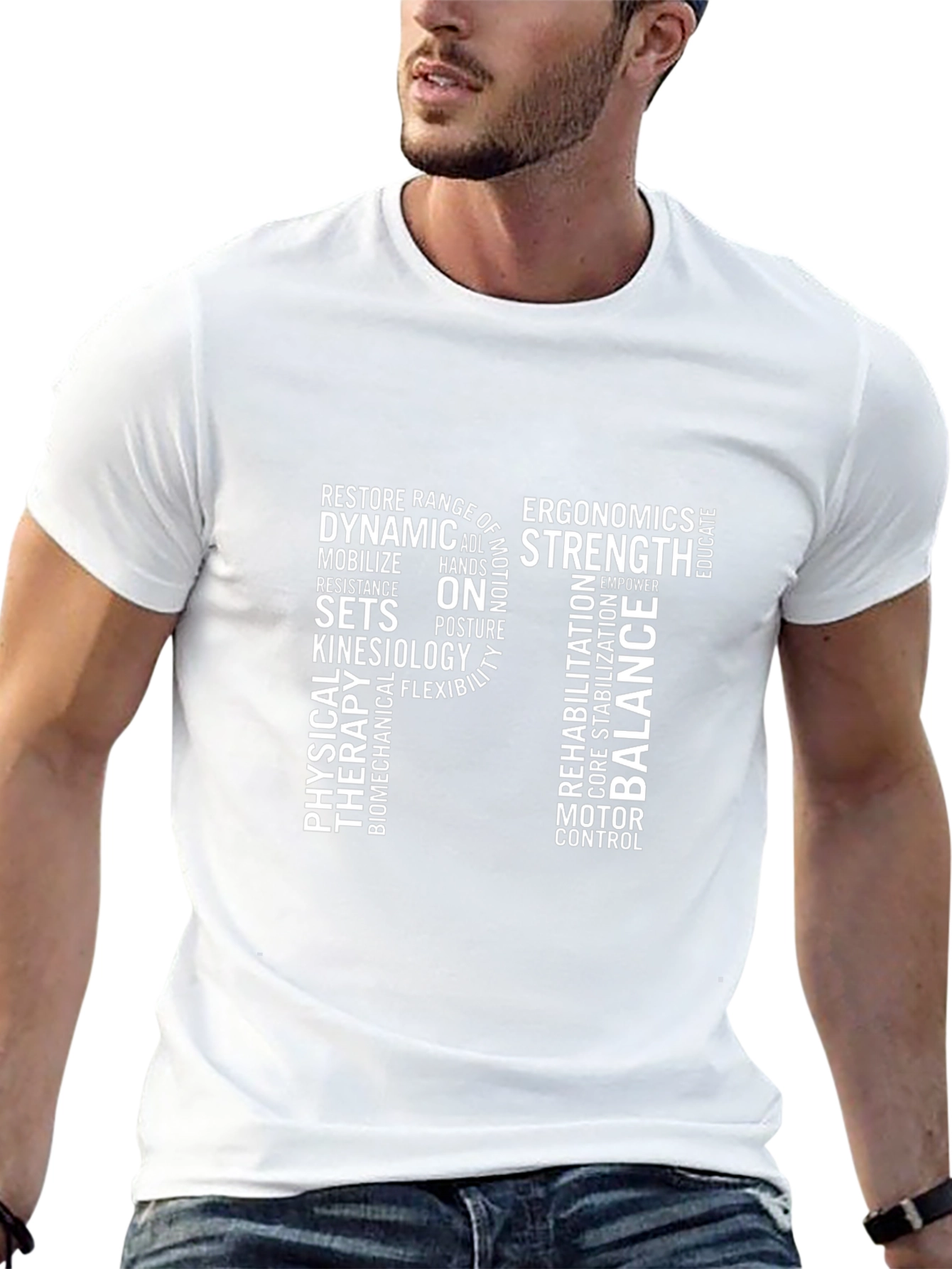 Physical Therapy Word Art T-Shirt