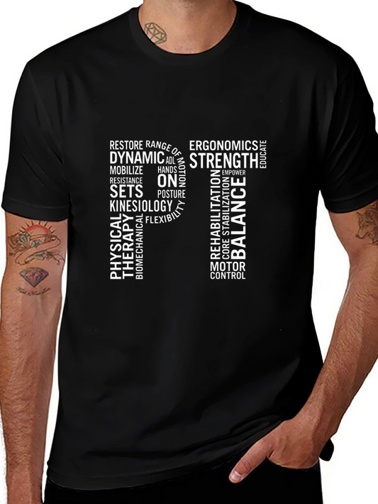 Physical Therapy Word Art T-Shirt