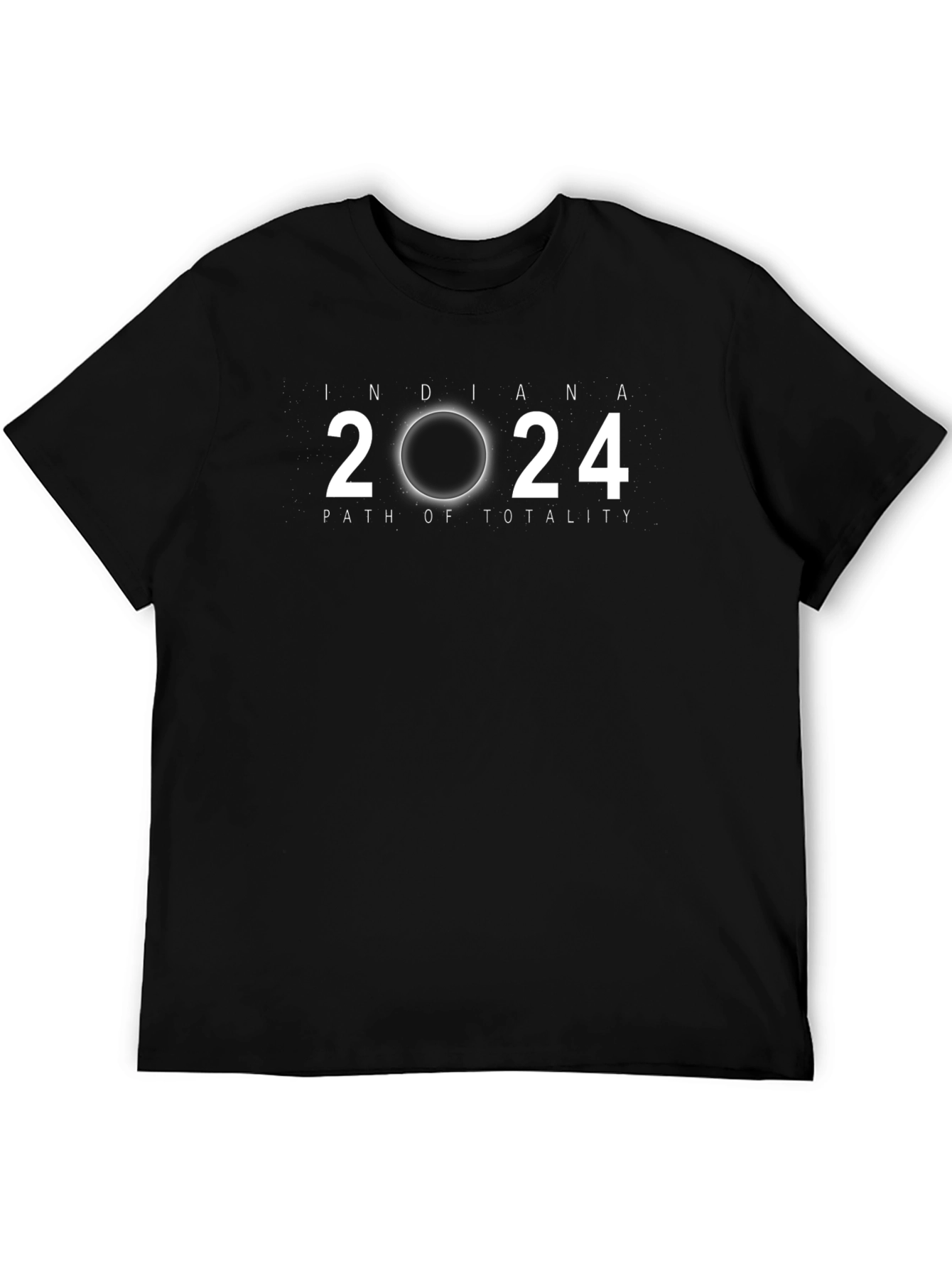 Indiana 2024 Path of Totality Eclipse T-Shirt