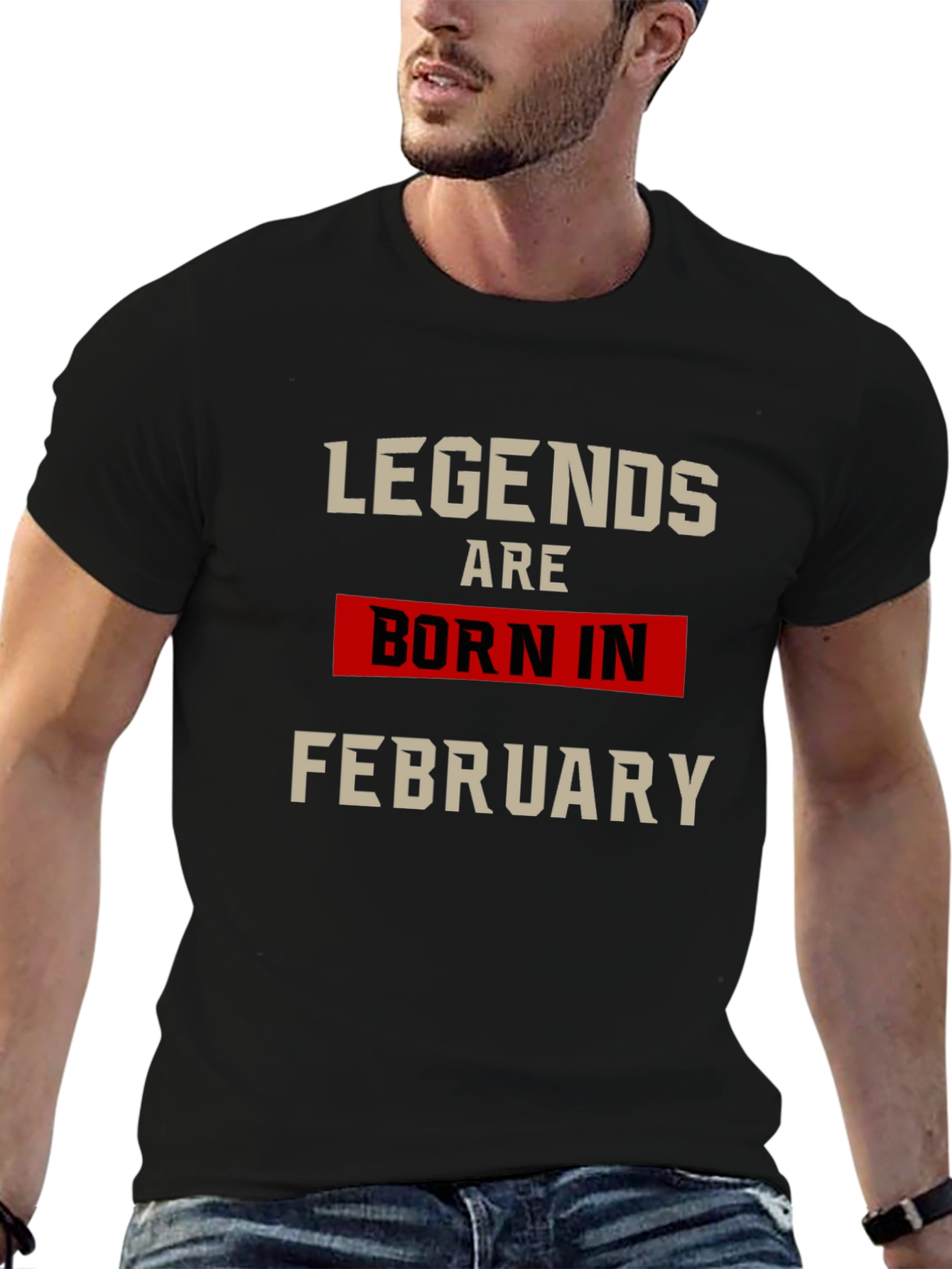 Legends Born in February Graphic Tee
