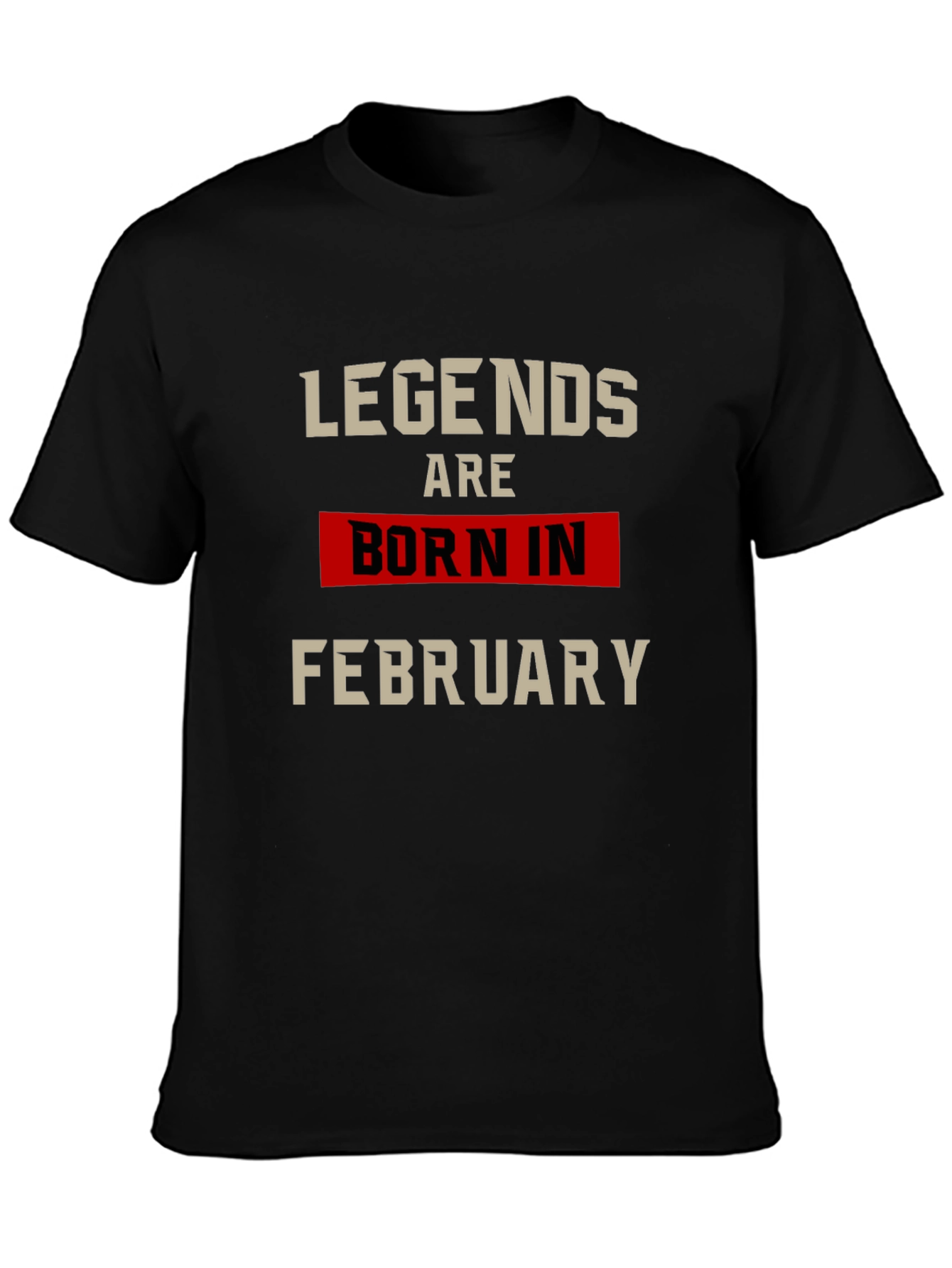 Legends Born in February Graphic Tee