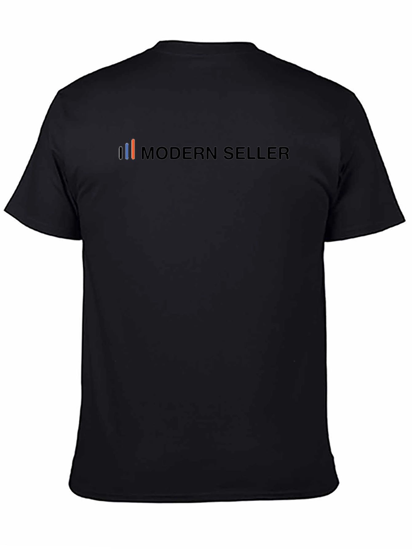 Modern Seller Graphic Tee - Trendy Black T-Shirt