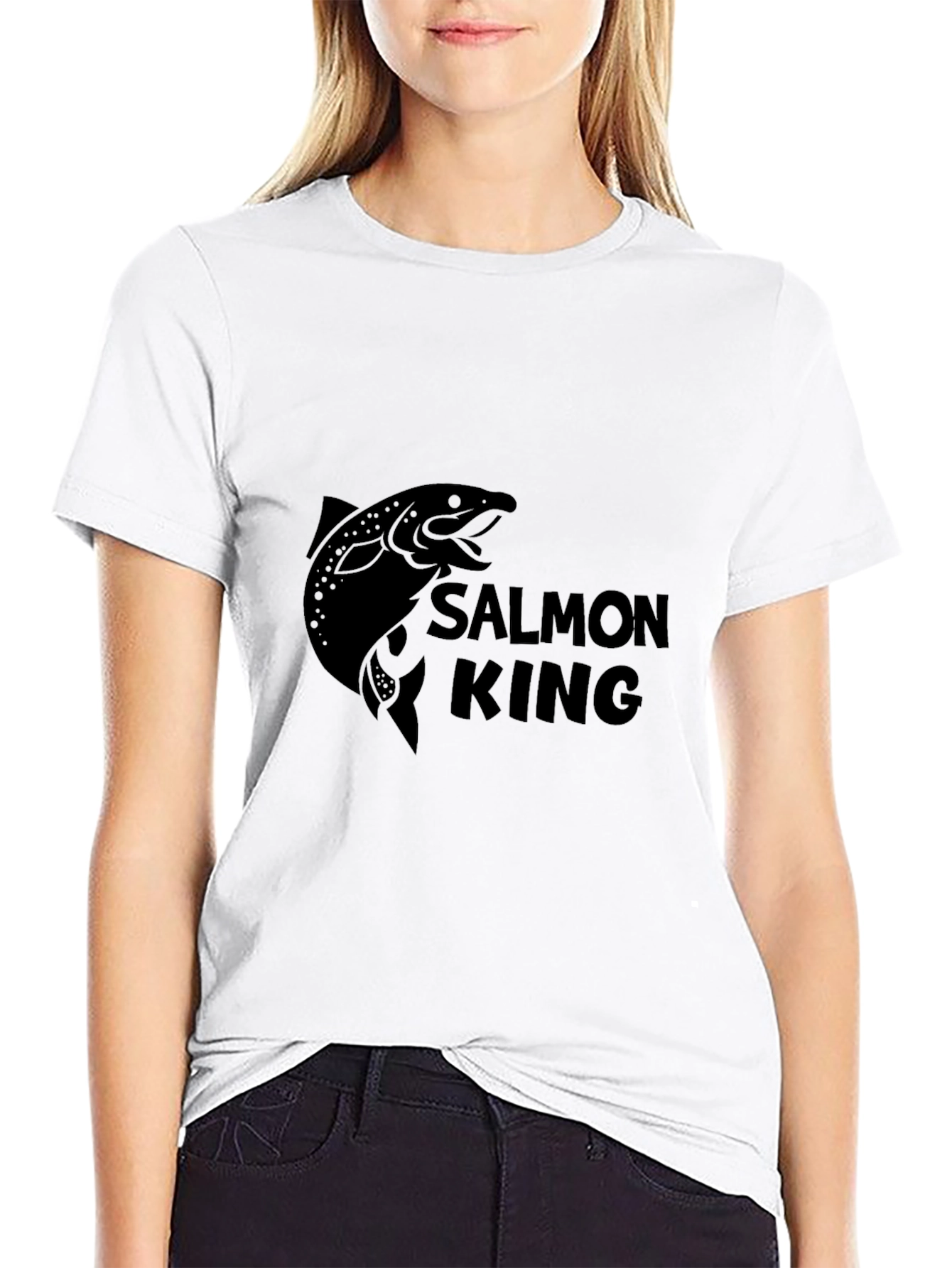 Salmon King Graphic T-Shirt