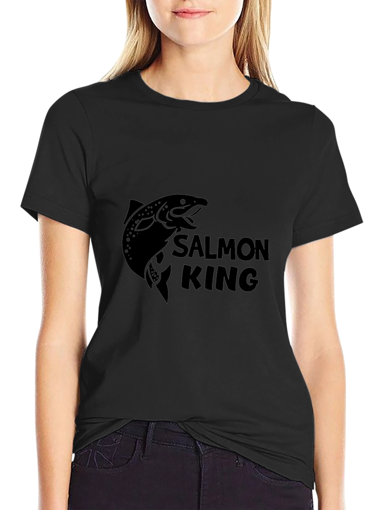 Salmon King Graphic T-Shirt