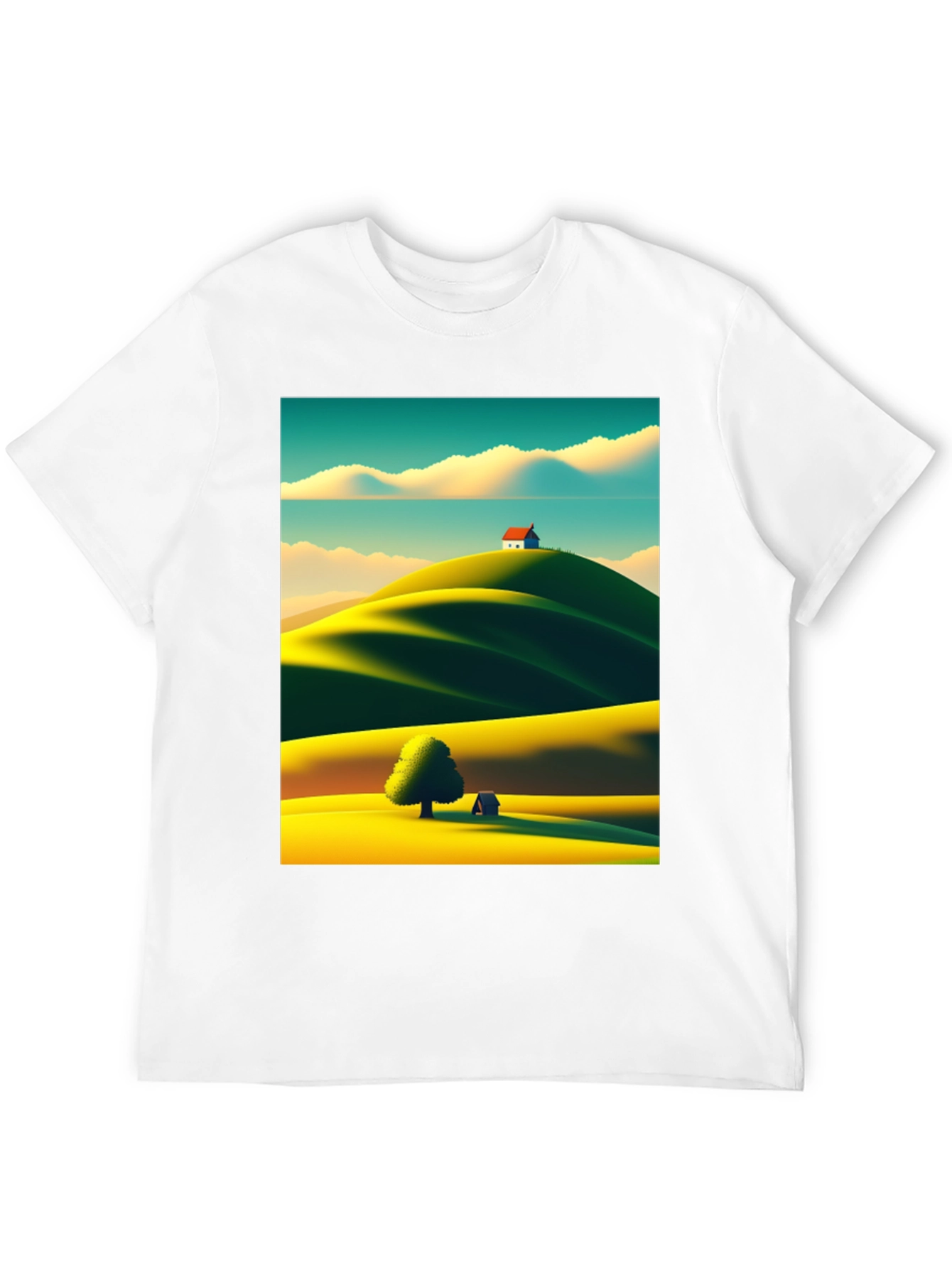 Scenic Landscape Graphic Tee