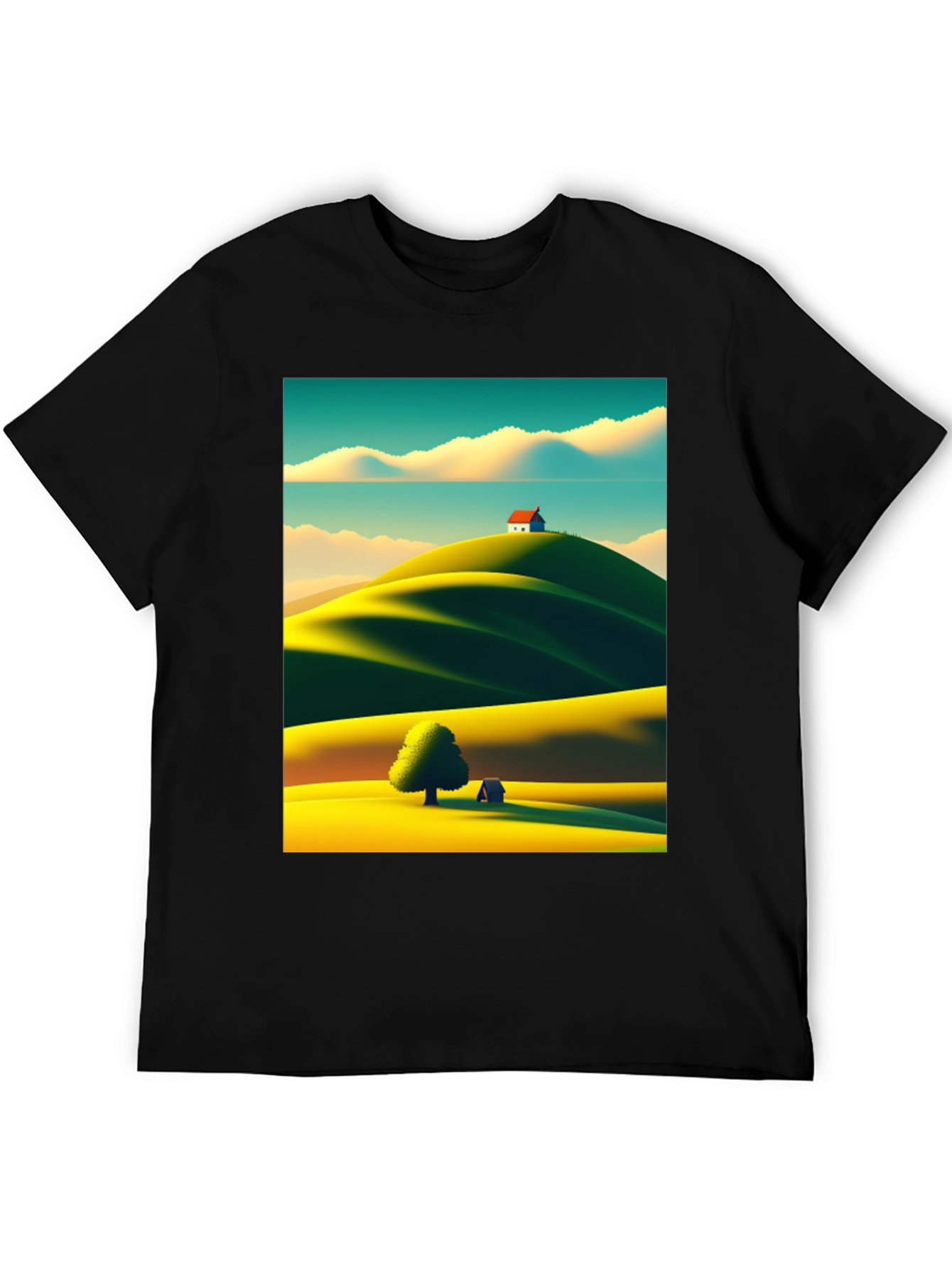 Scenic Landscape Graphic Tee