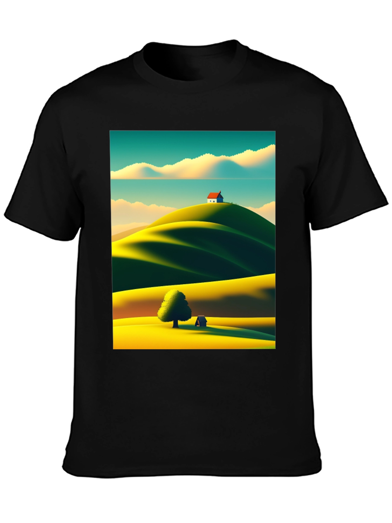 Scenic Landscape Graphic Tee