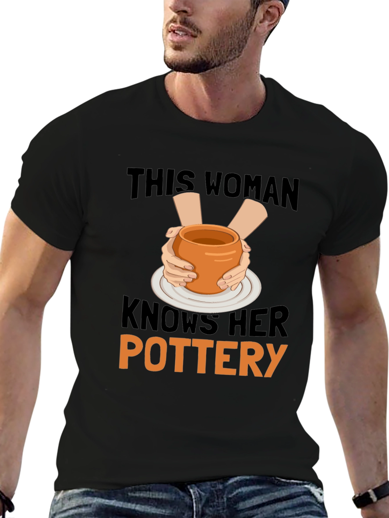 Pottery Master Black T-Shirt - Artisan Gift