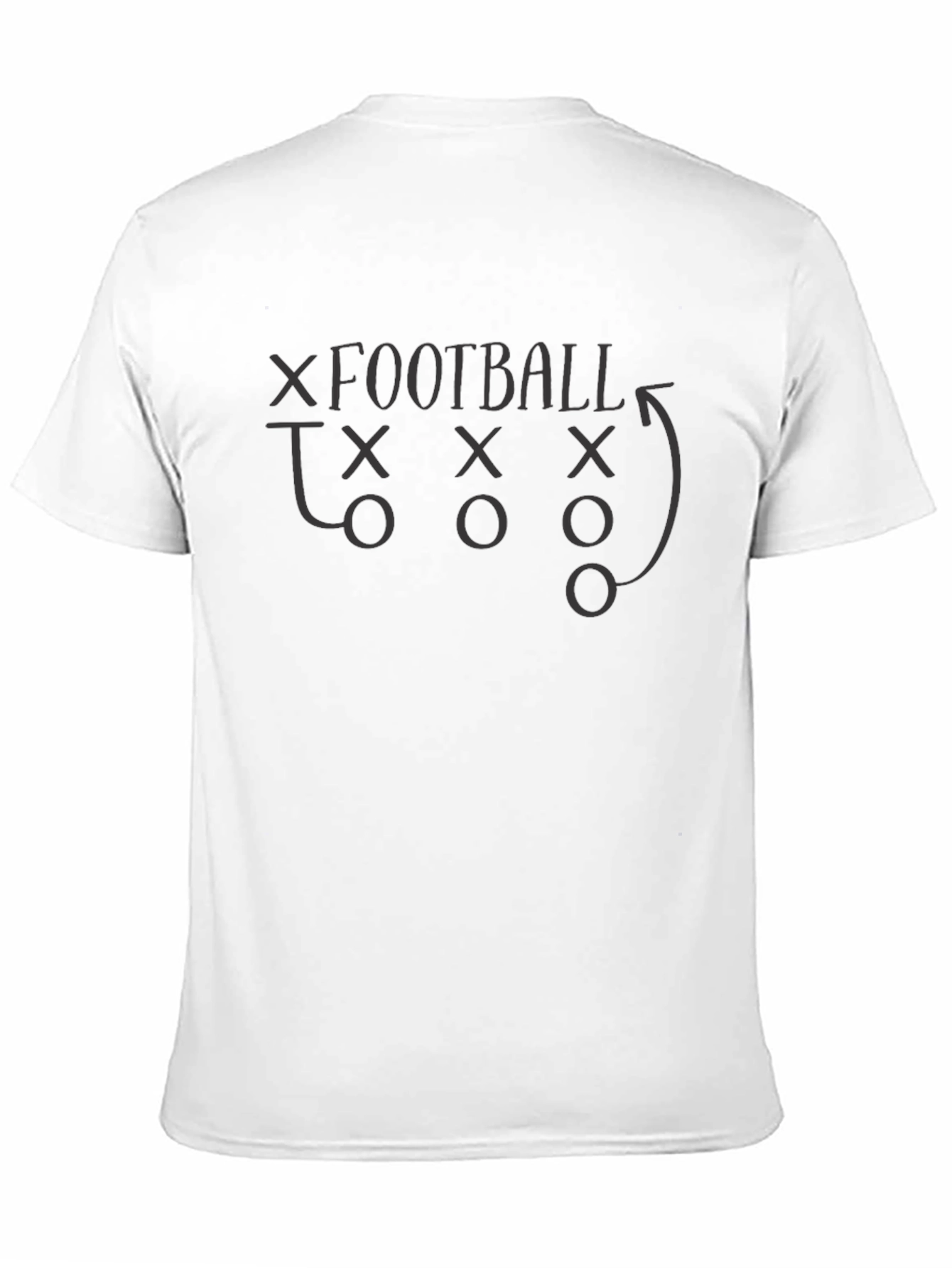 Football Play Black T-Shirt