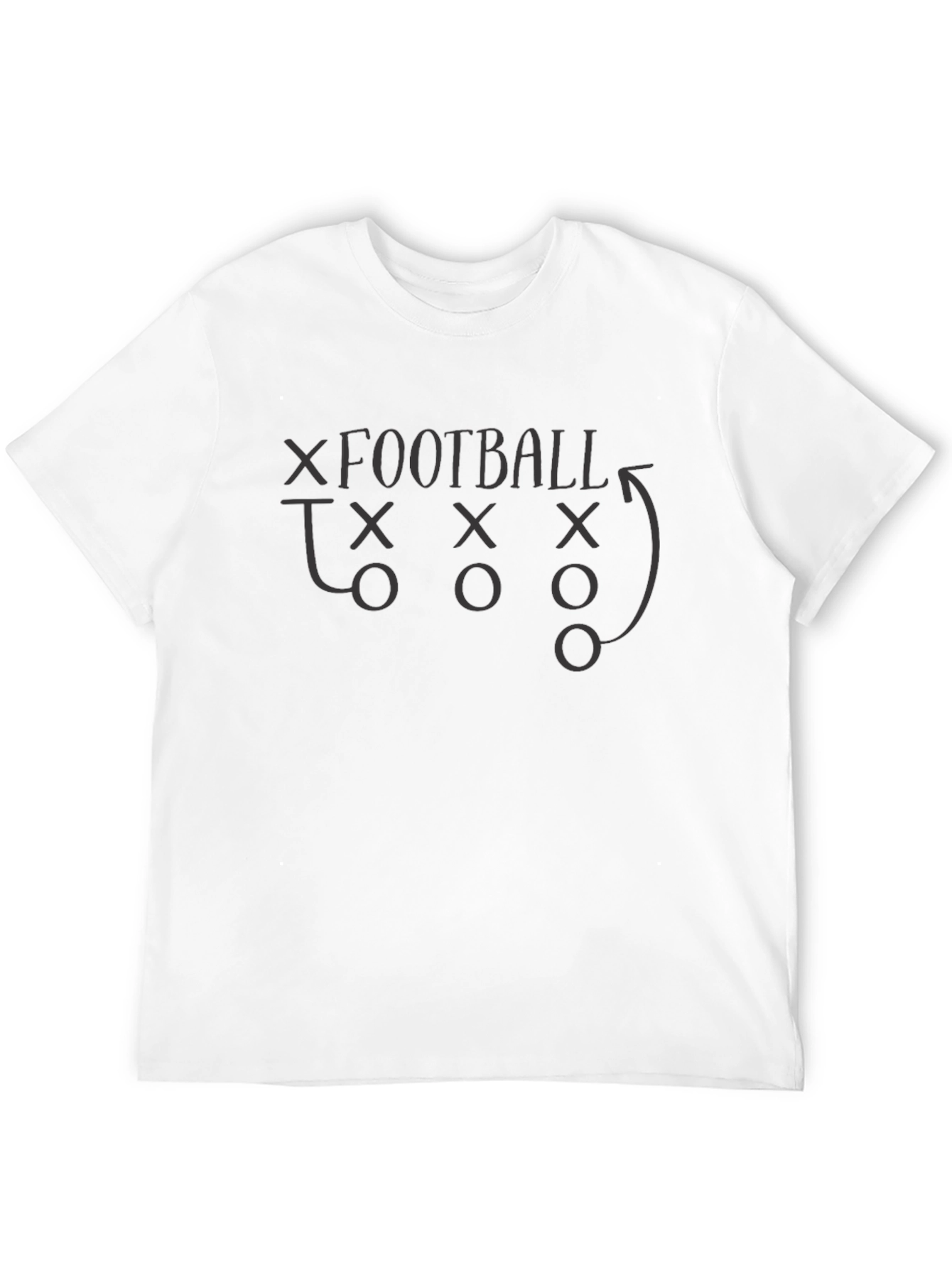Football Play Black T-Shirt