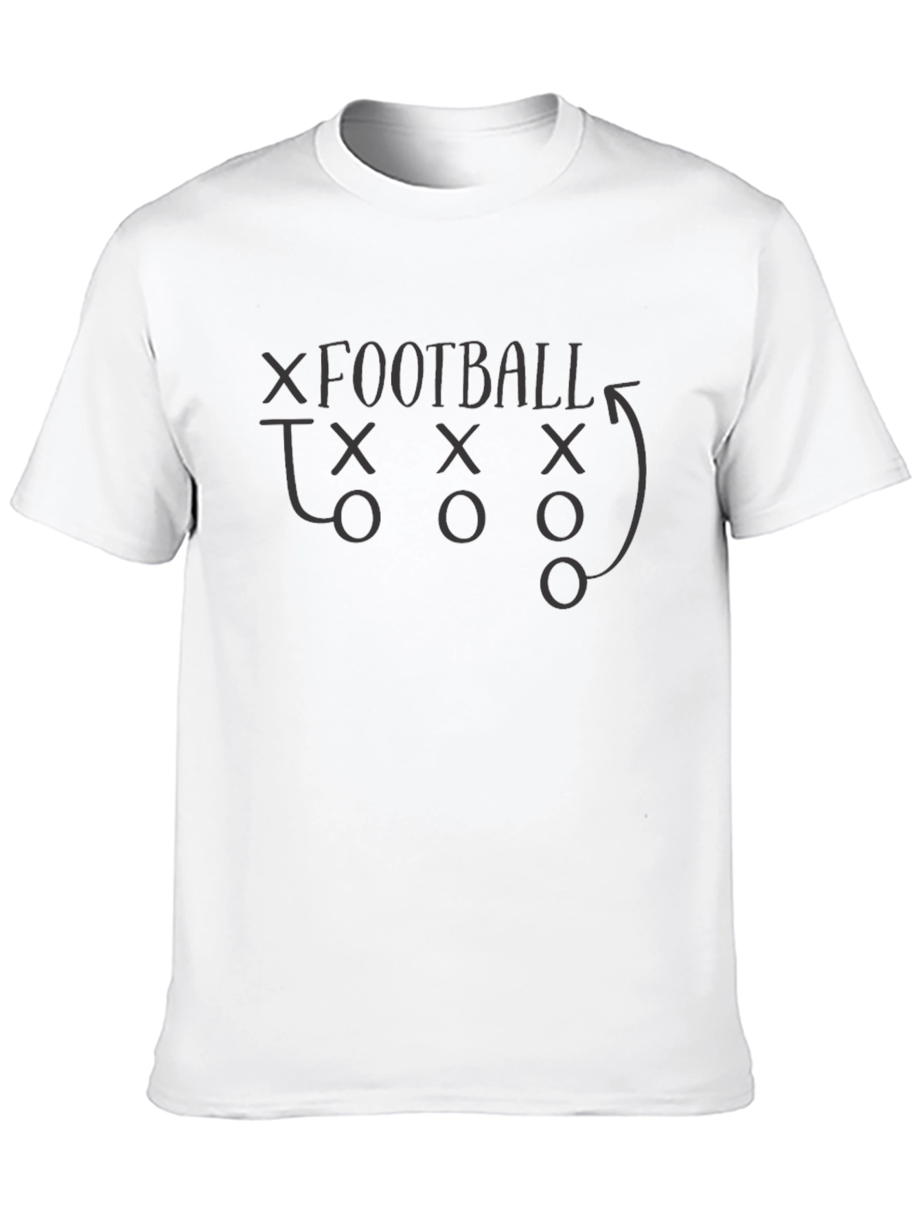 Football Play Black T-Shirt