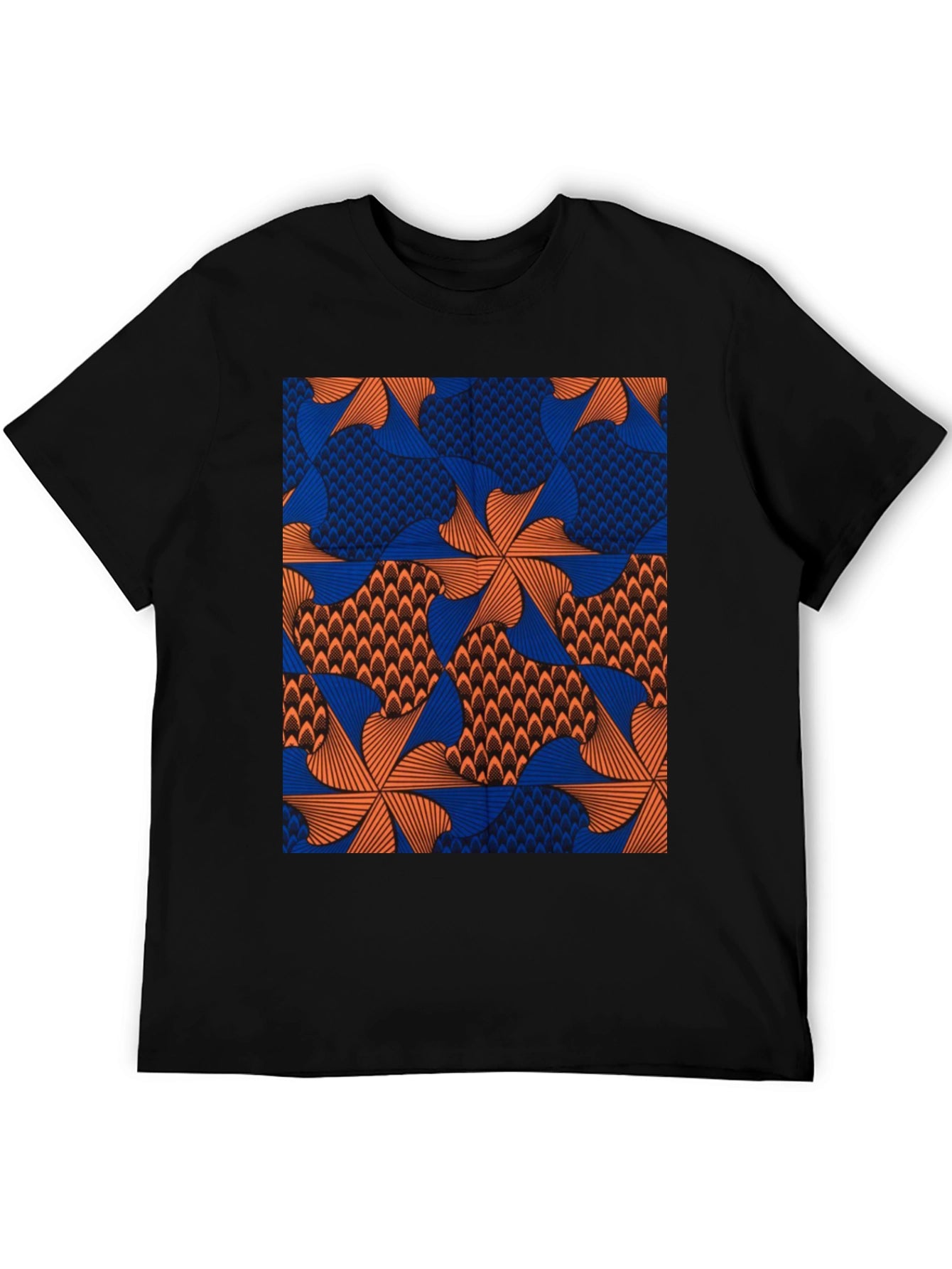 Bold Geometric Print T-Shirt