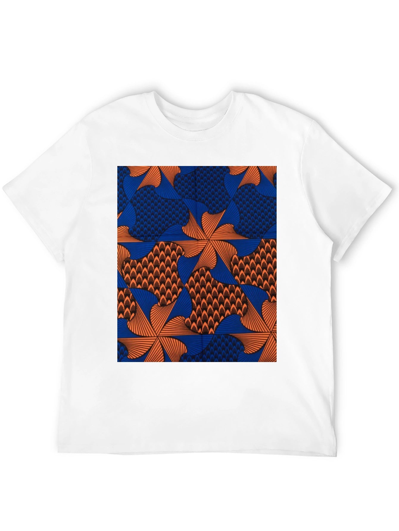 Bold Geometric Print T-Shirt