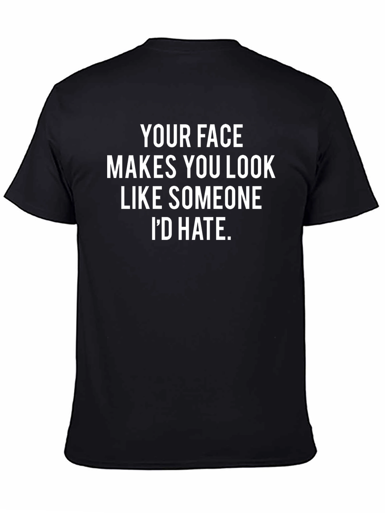 Humorous Id Hate Graphic Tee