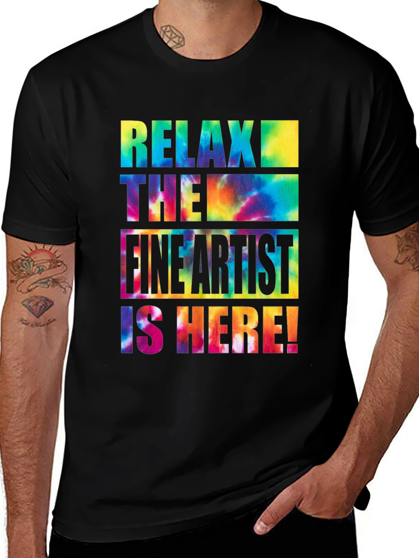 Relax The Fine Artist is Here! T-Shirt