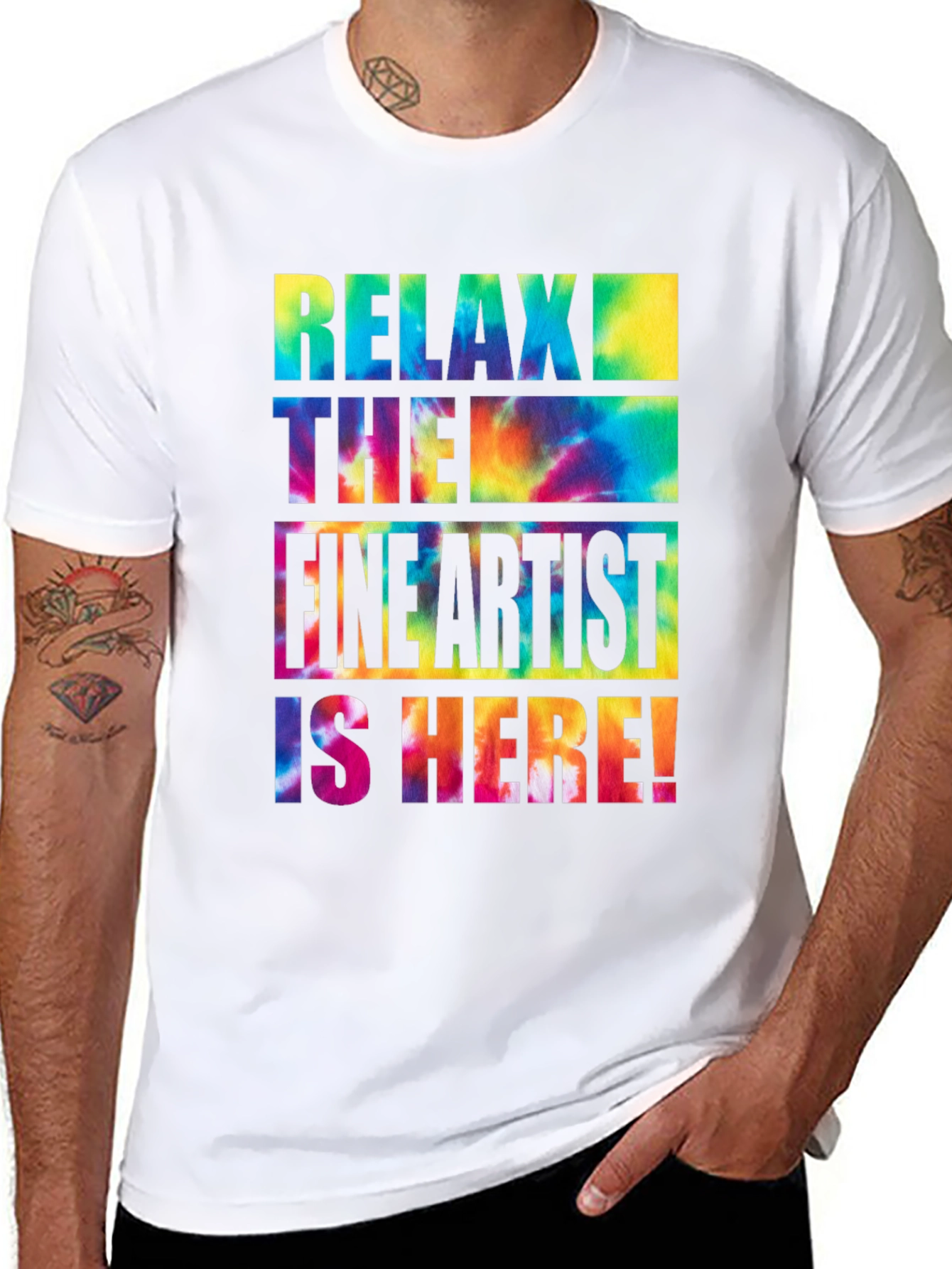 Relax The Fine Artist is Here! T-Shirt