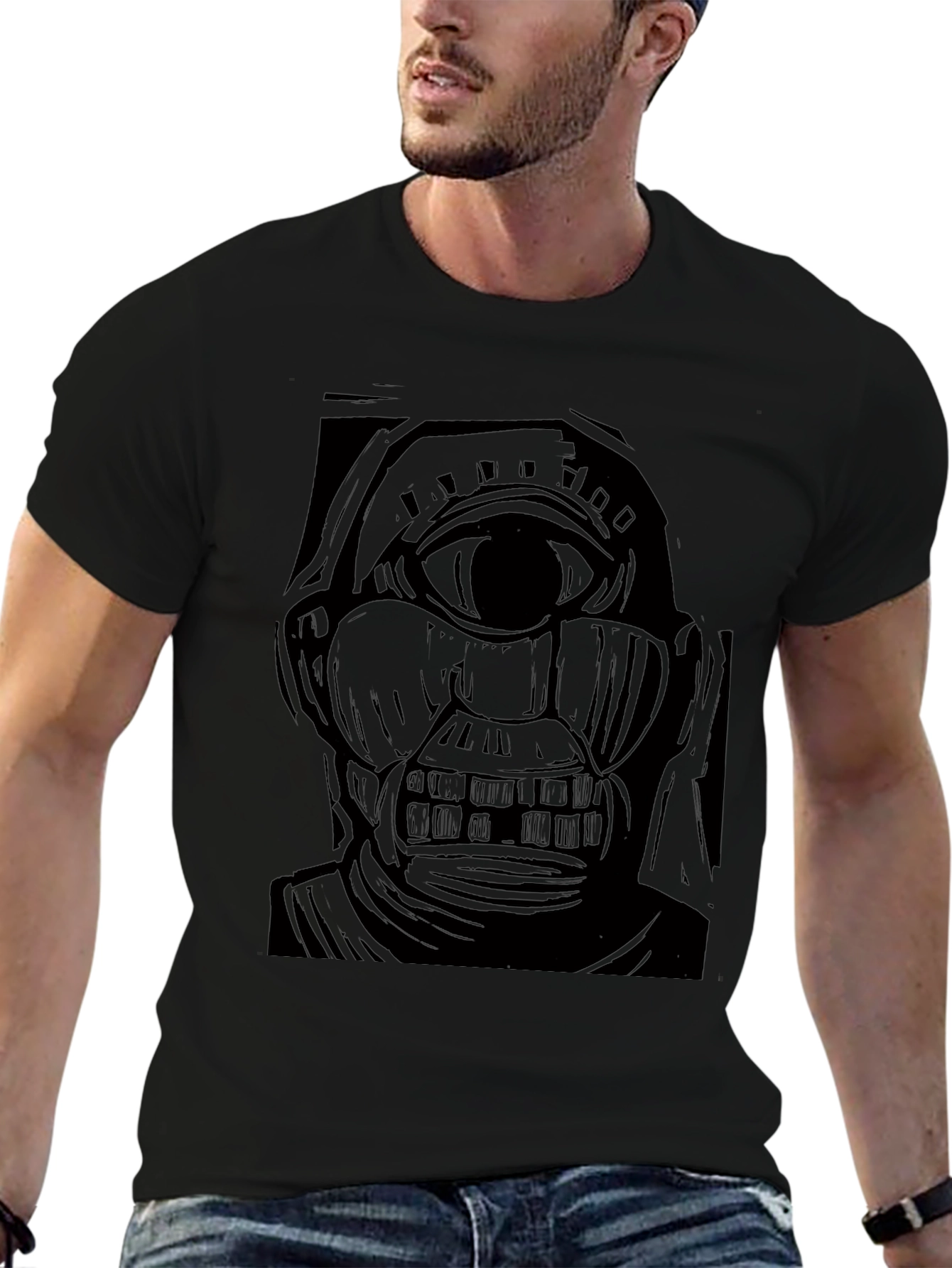 Eye Graphic Black Tee