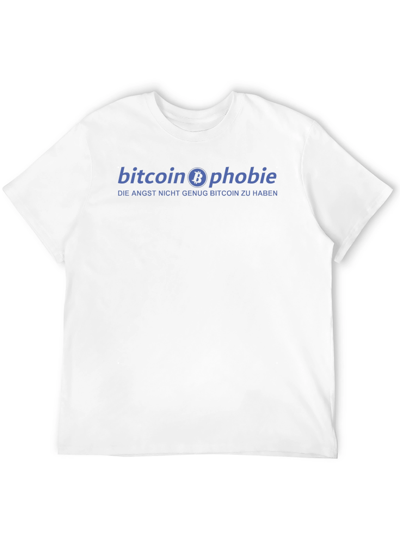 Bitcoin Phobie Graphic Tee - Crypto Fear Shirt