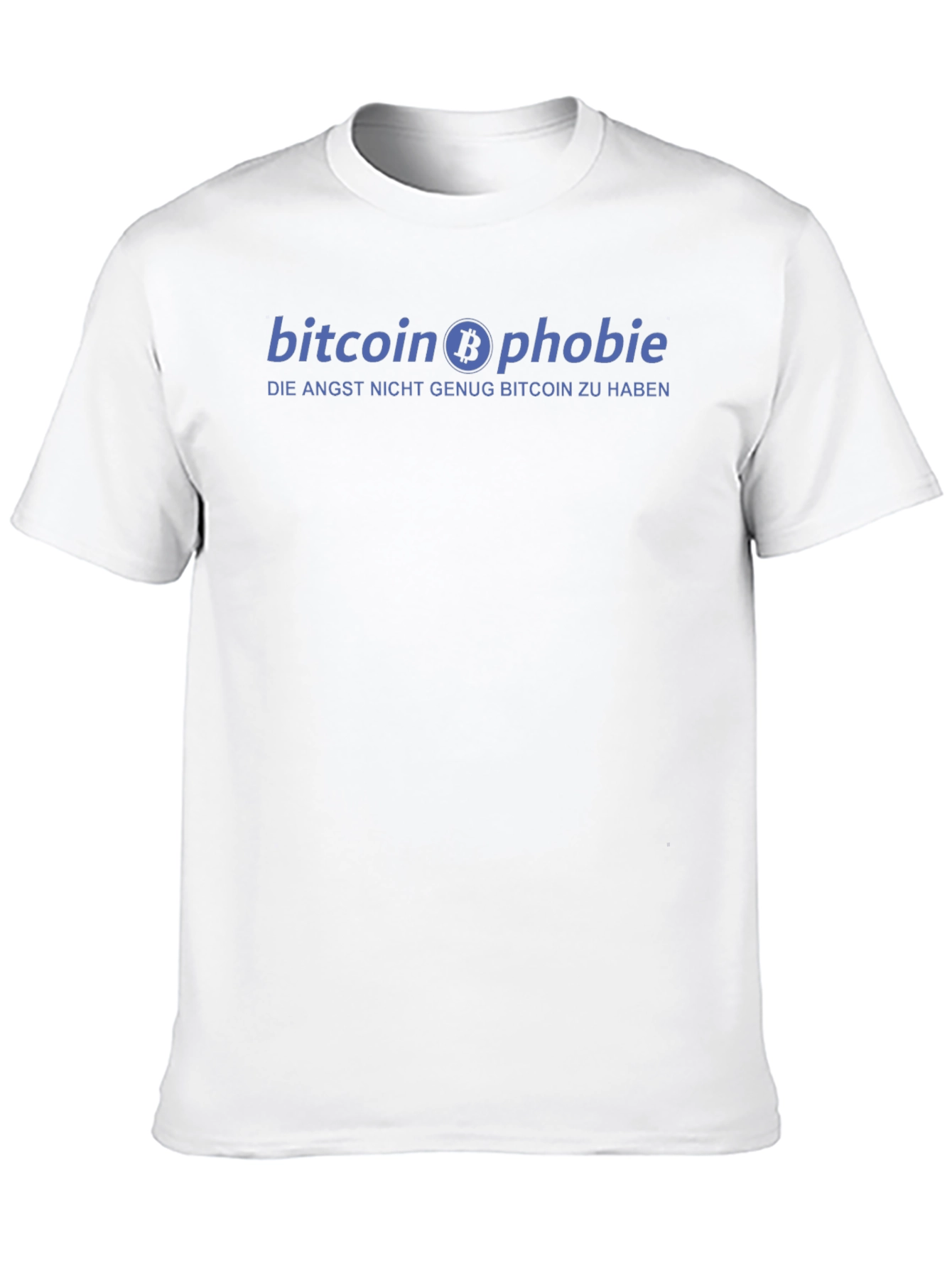 Bitcoin Phobie Graphic Tee - Crypto Fear Shirt