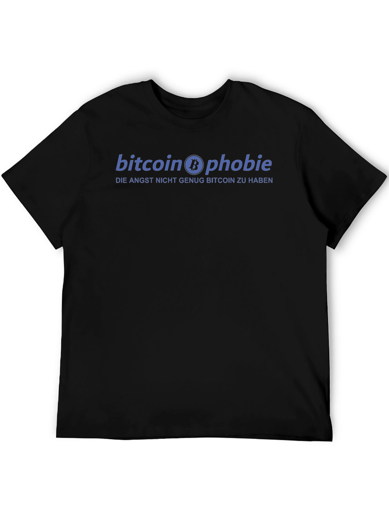 Bitcoin Phobie Graphic Tee - Crypto Fear Shirt
