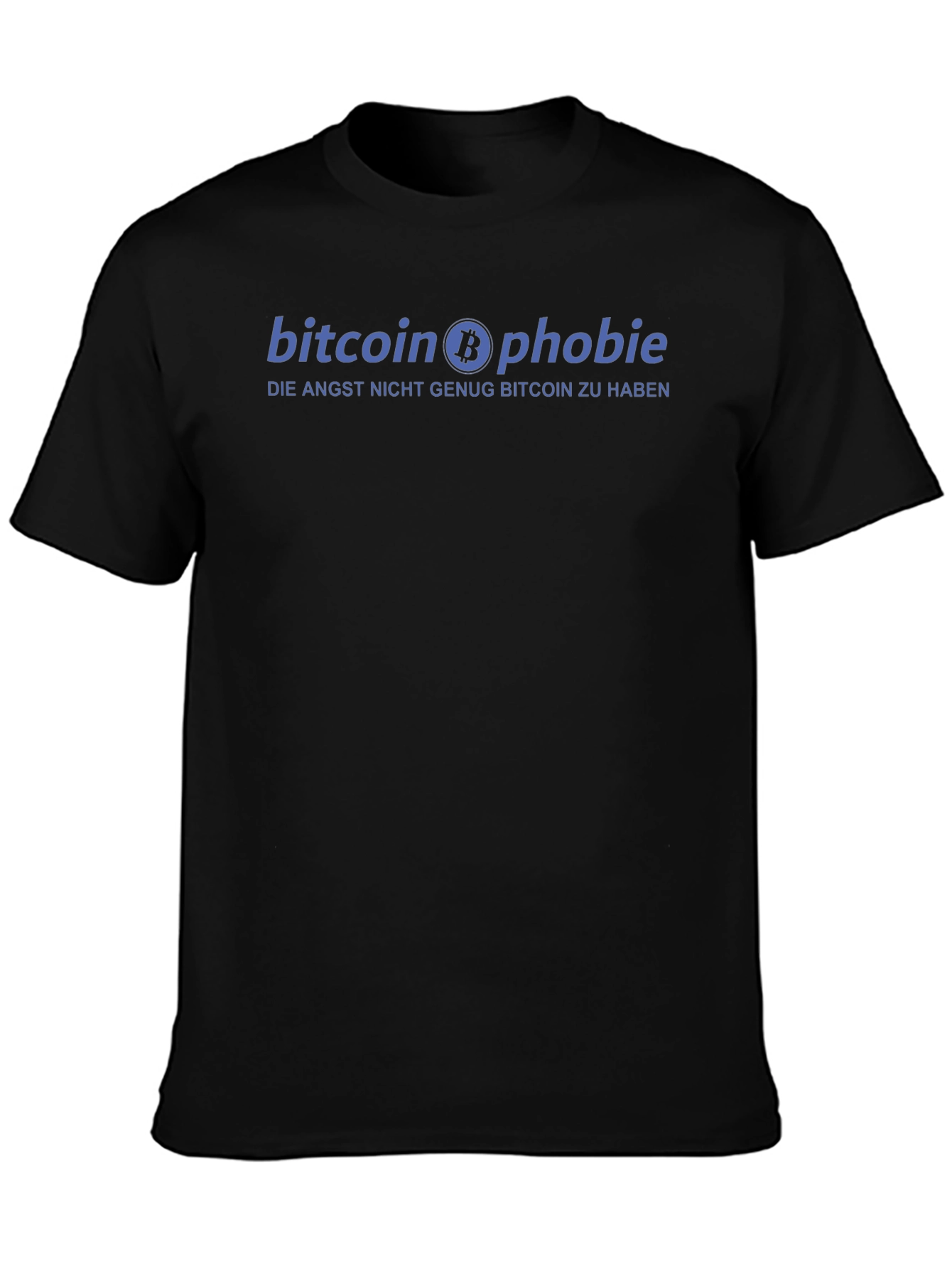 Bitcoin Phobie Graphic Tee - Crypto Fear Shirt