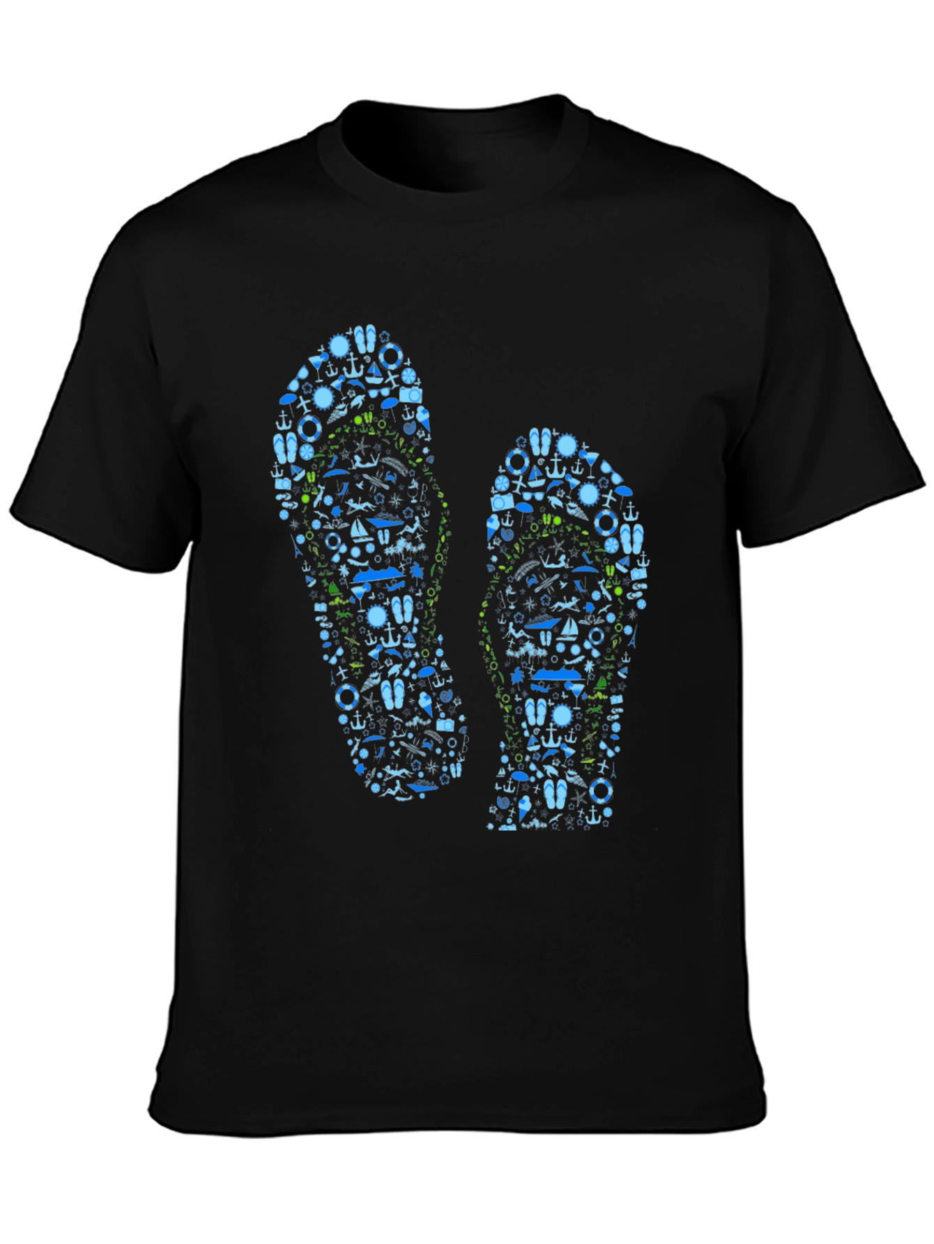 Nautical Flip Flop Graphic T-Shirt