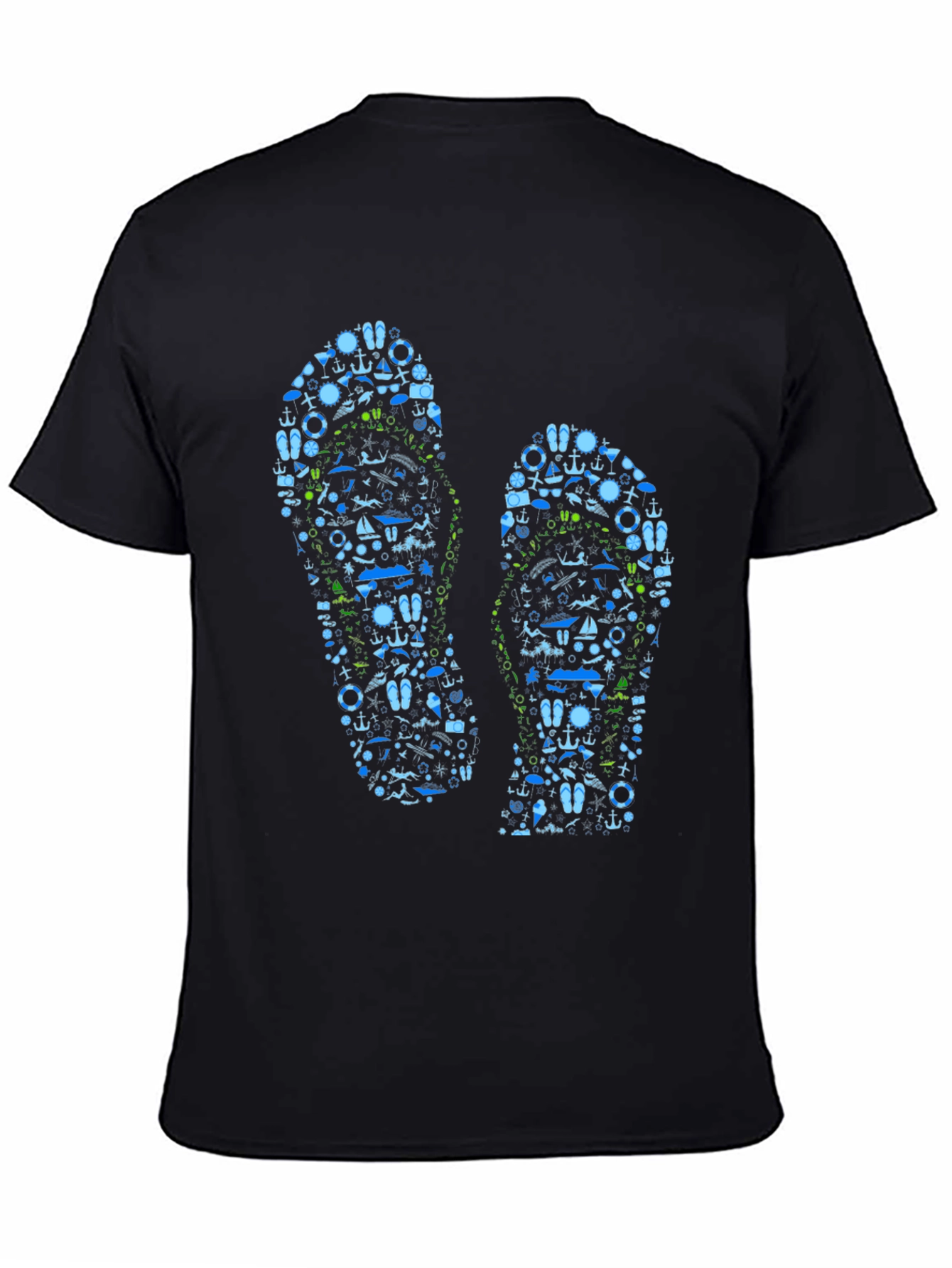 Nautical Flip Flop Graphic T-Shirt