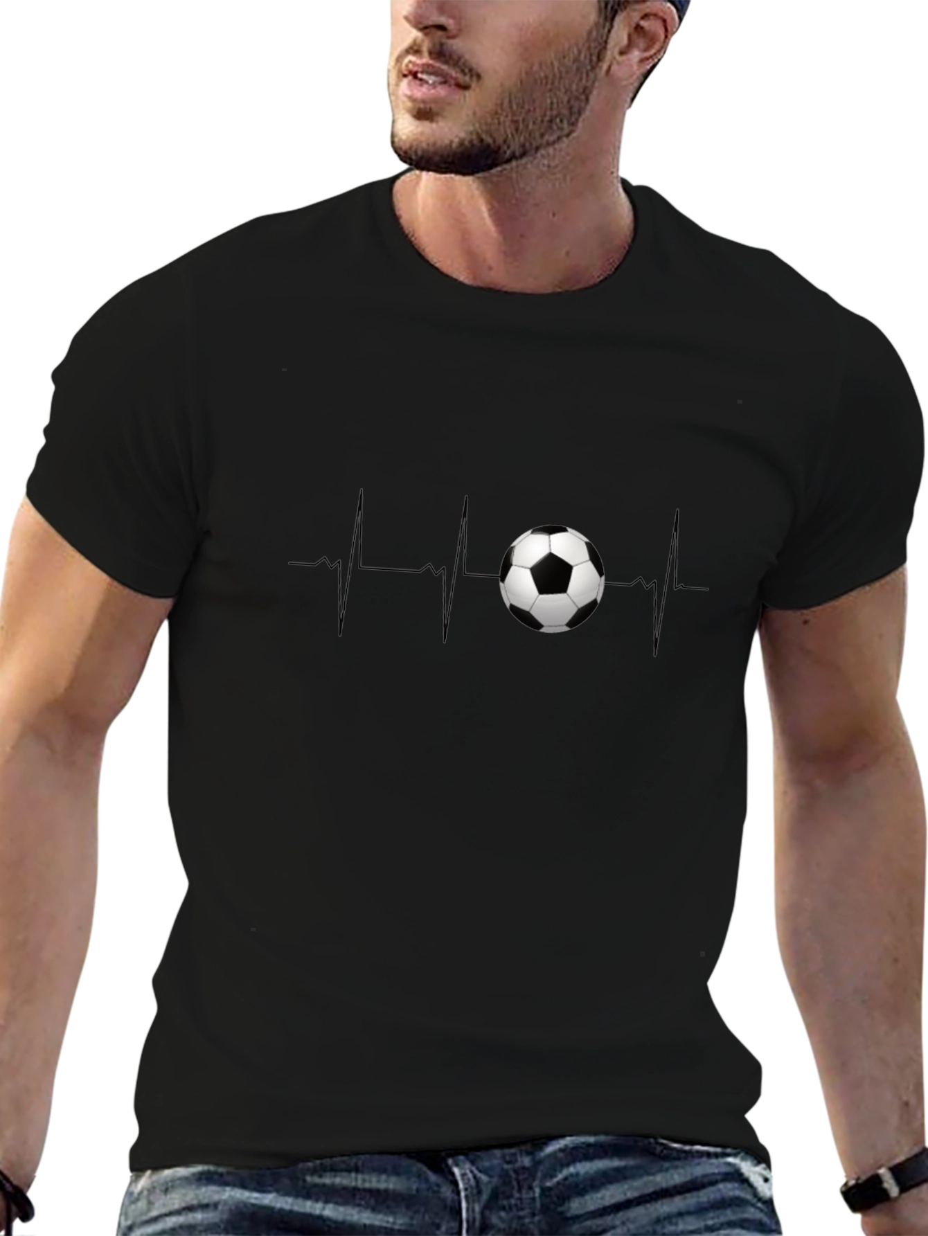 Soccer Heartbeat T-Shirt - Passion for the Game