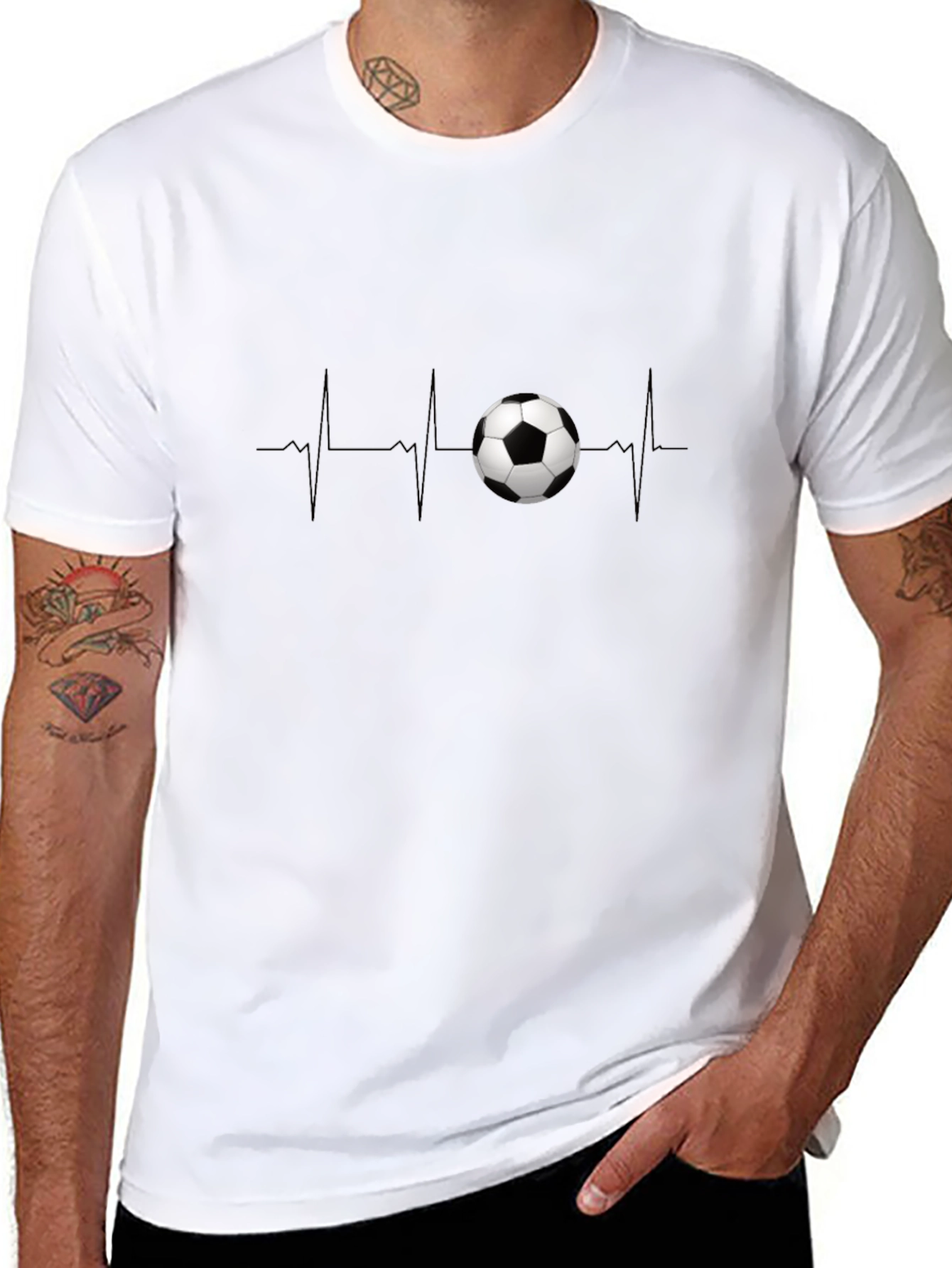 Soccer Heartbeat T-Shirt - Passion for the Game