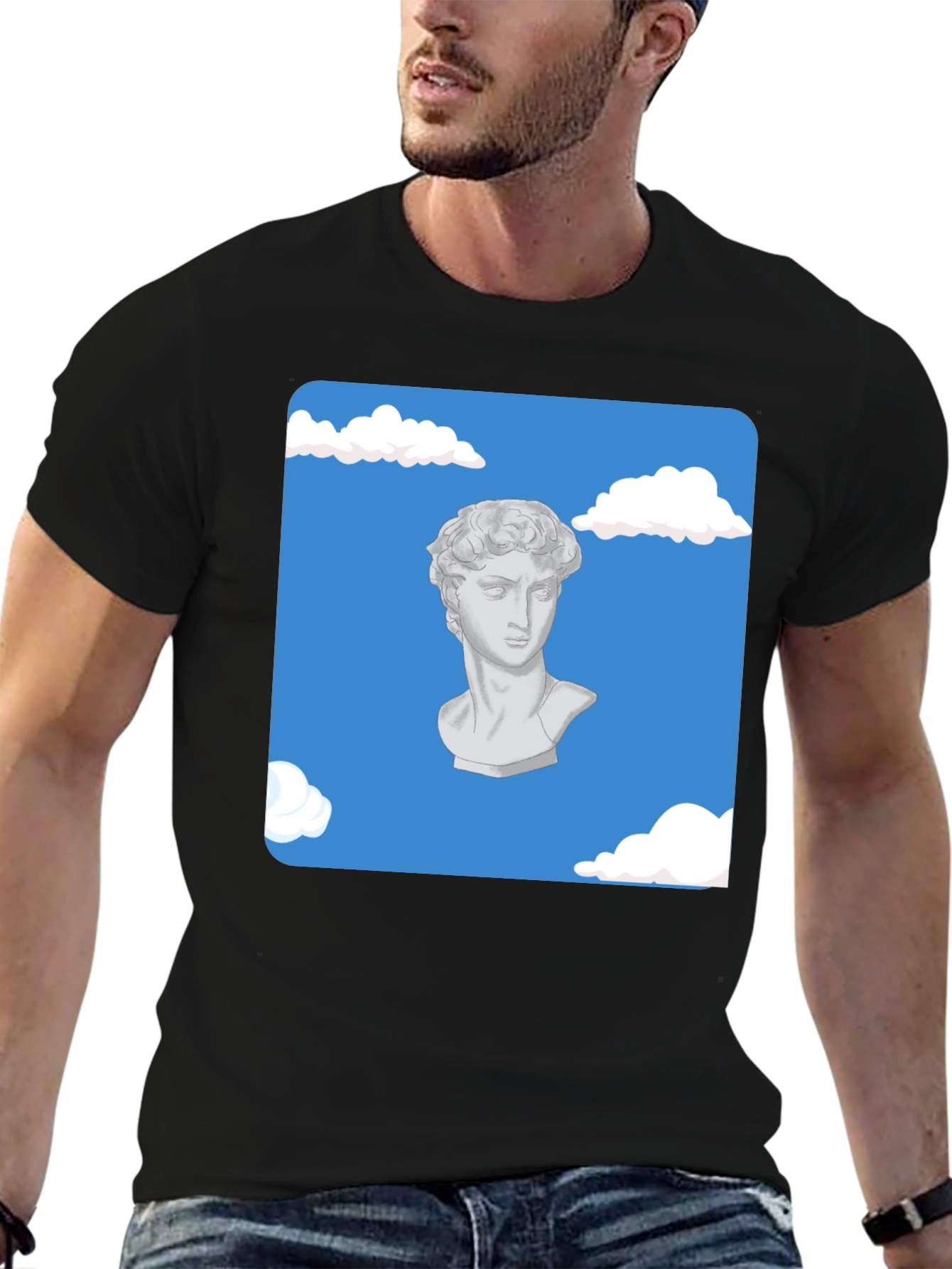 David Bust in the Clouds T-Shirt
