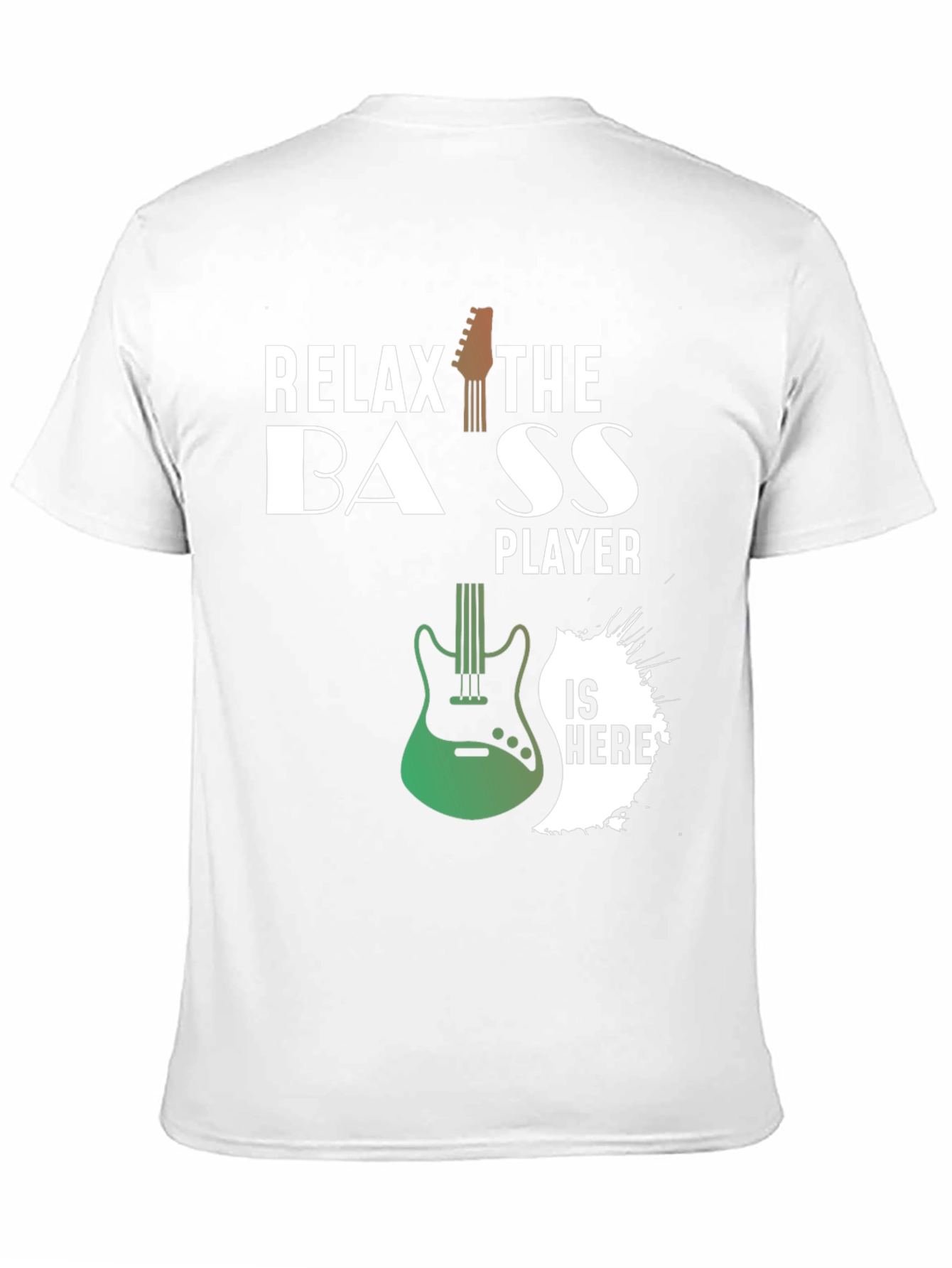 Relax The Bass Player Is Here Novelty T-Shirt