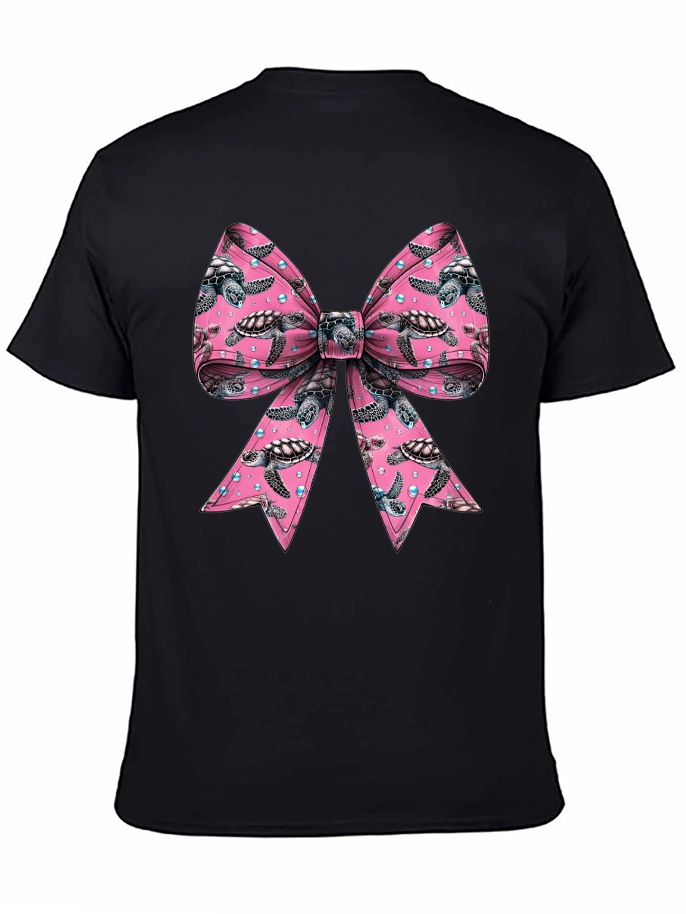 Turtle Bow T-Shirt - Mens Crew Neck