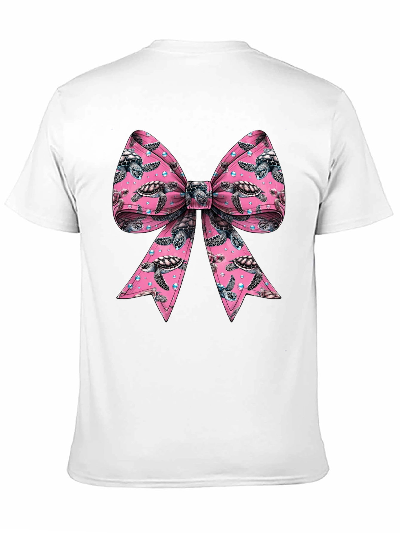 Turtle Bow T-Shirt - Mens Crew Neck
