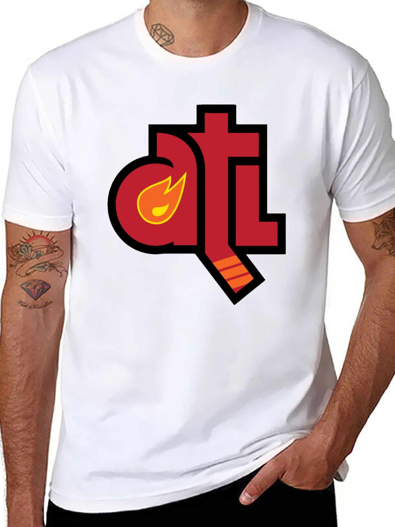 ATL Hockey Flame T-Shirt