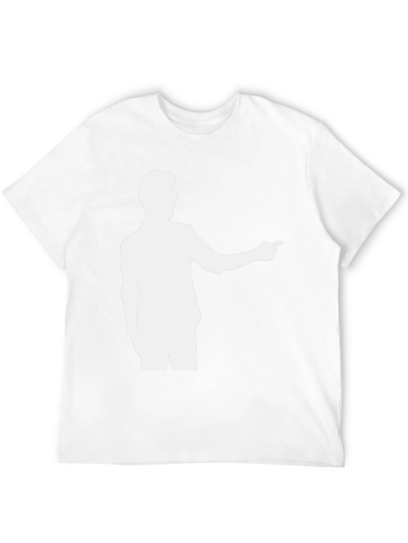 Retro Silhouette Graphic Tee - Classic Black
