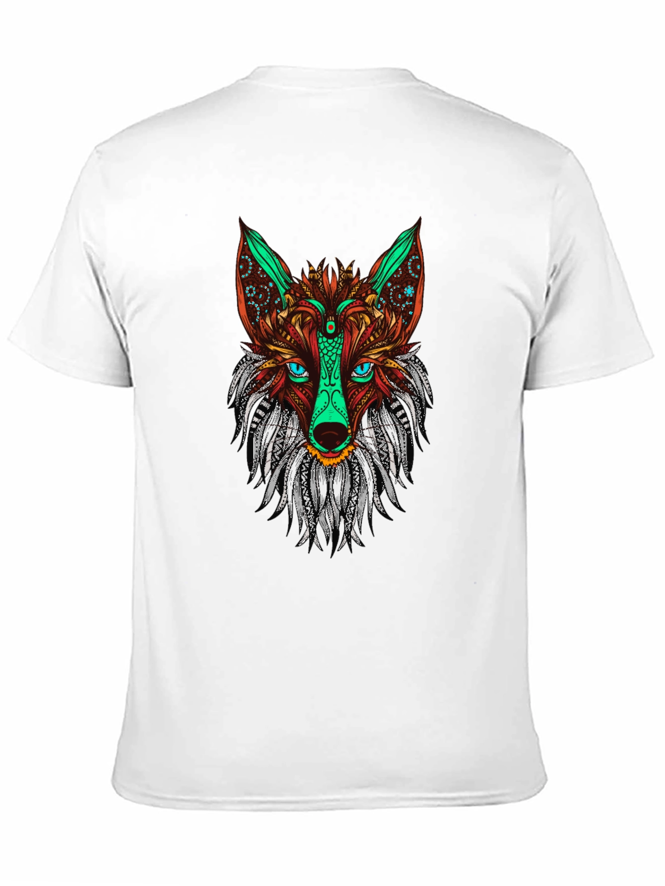Fox Mandala Graphic Print Tee