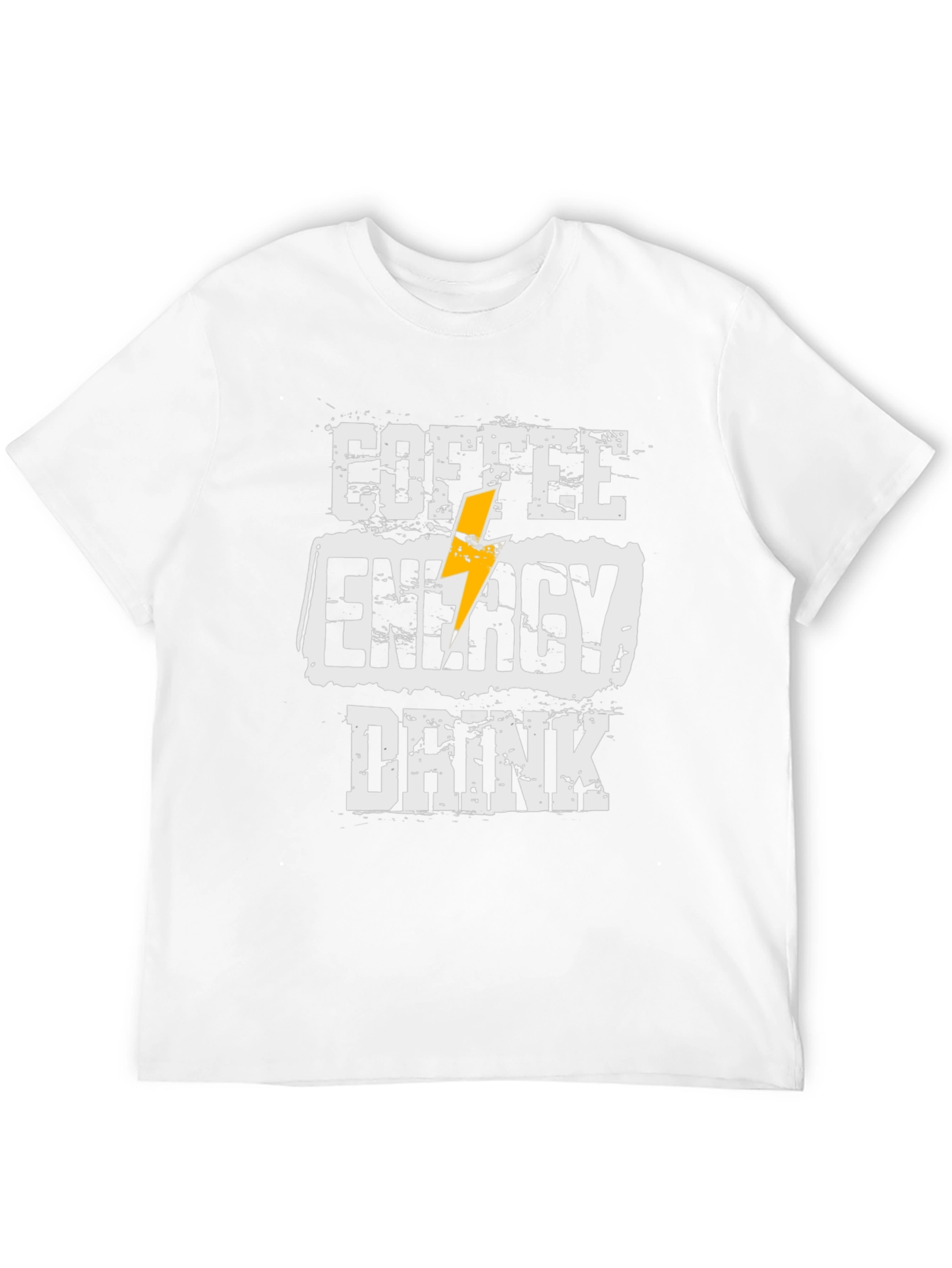 Coffee Energy Drink T-Shirt - Black Casual Tee