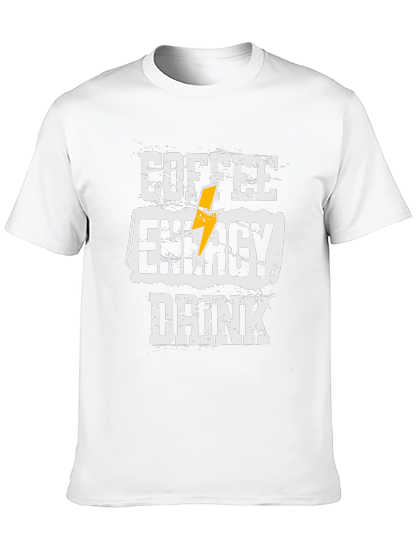 Coffee Energy Drink T-Shirt - Black Casual Tee