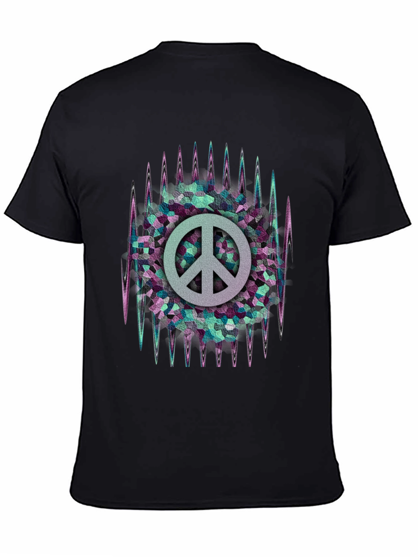 Peace Sign Graphic Tee - Retro Style