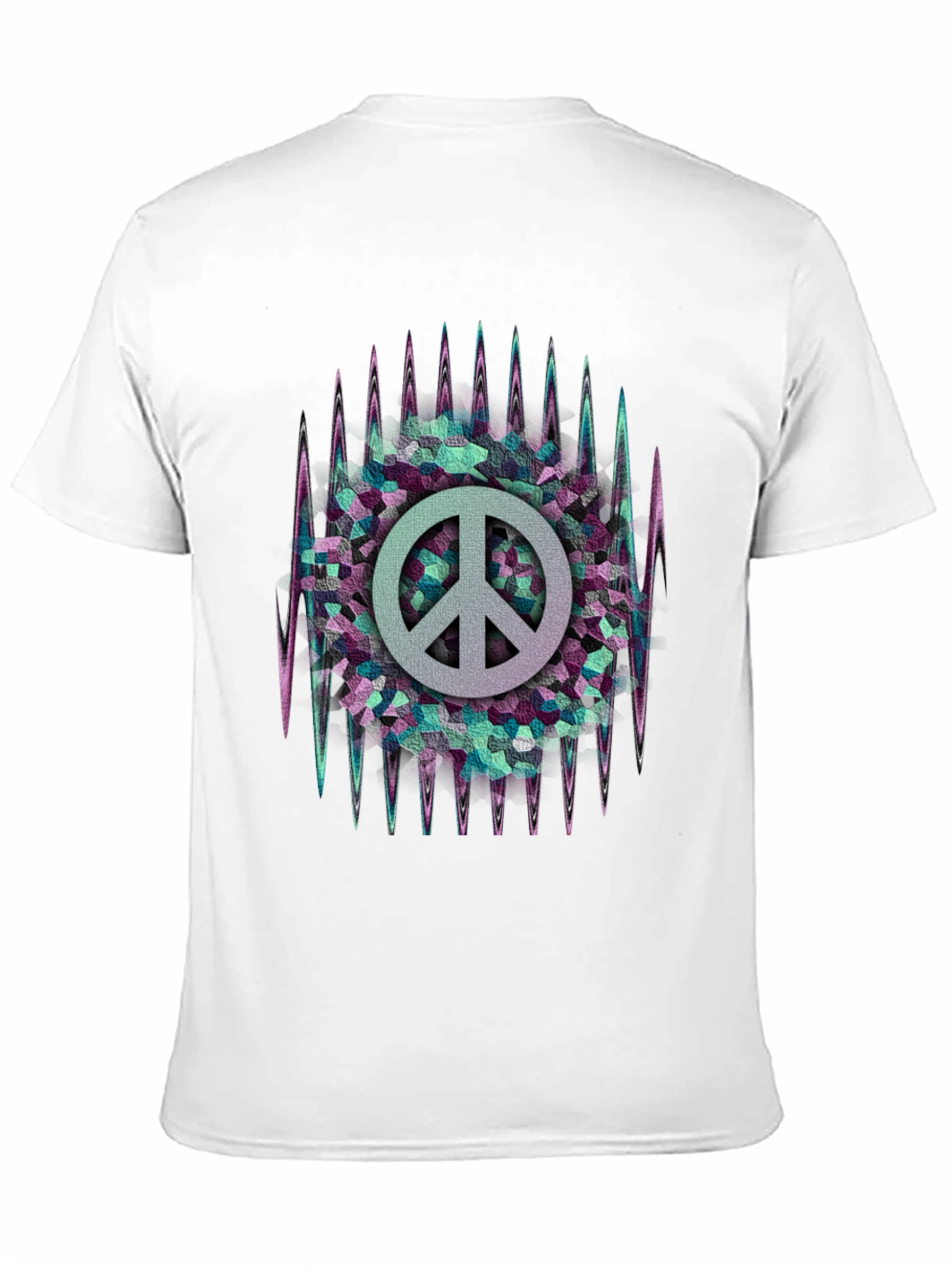 Peace Sign Graphic Tee - Retro Style