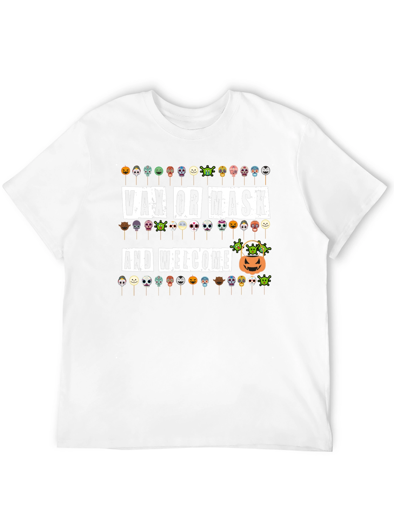Vax or Mask & Welcome Halloween T-Shirt