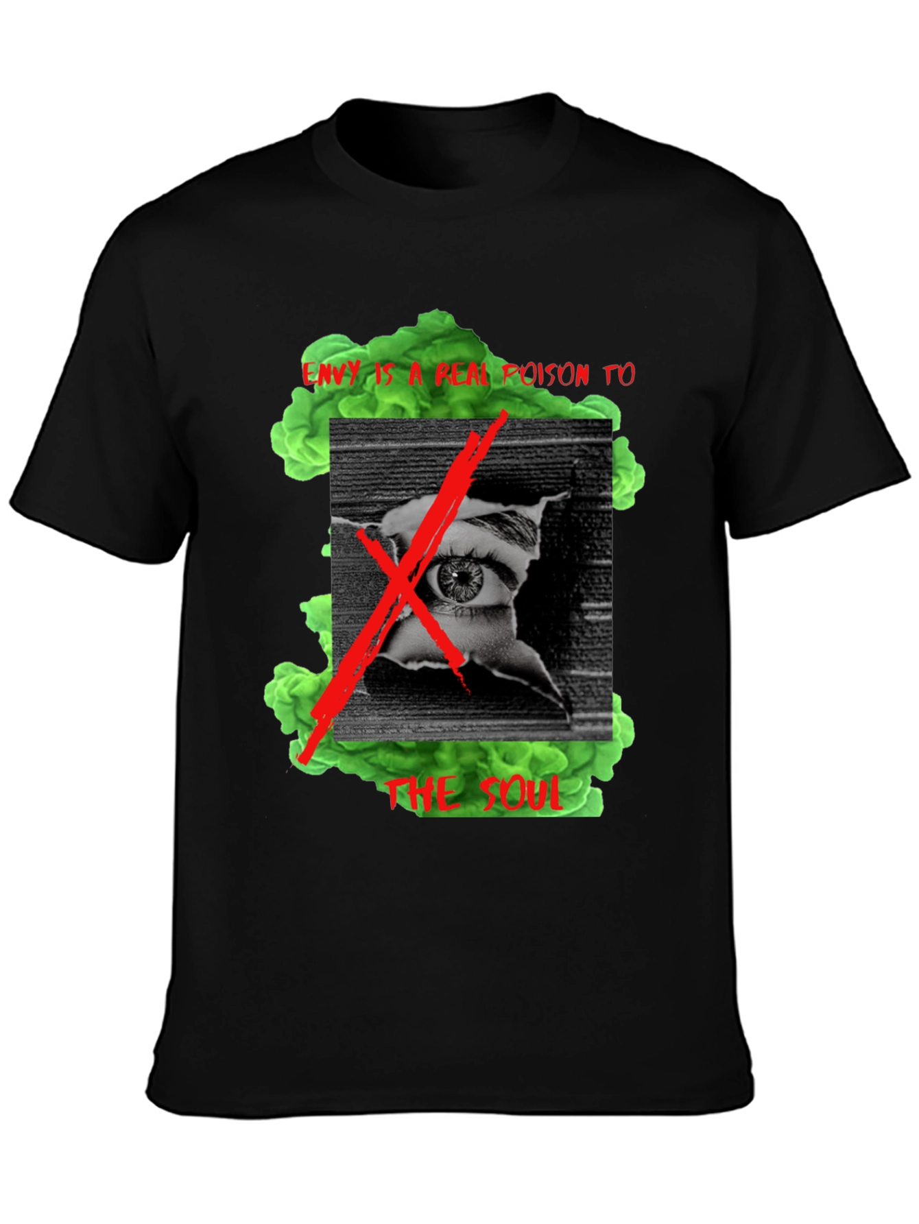 Edgy Graphic T-Shirt - Envy is a Poison