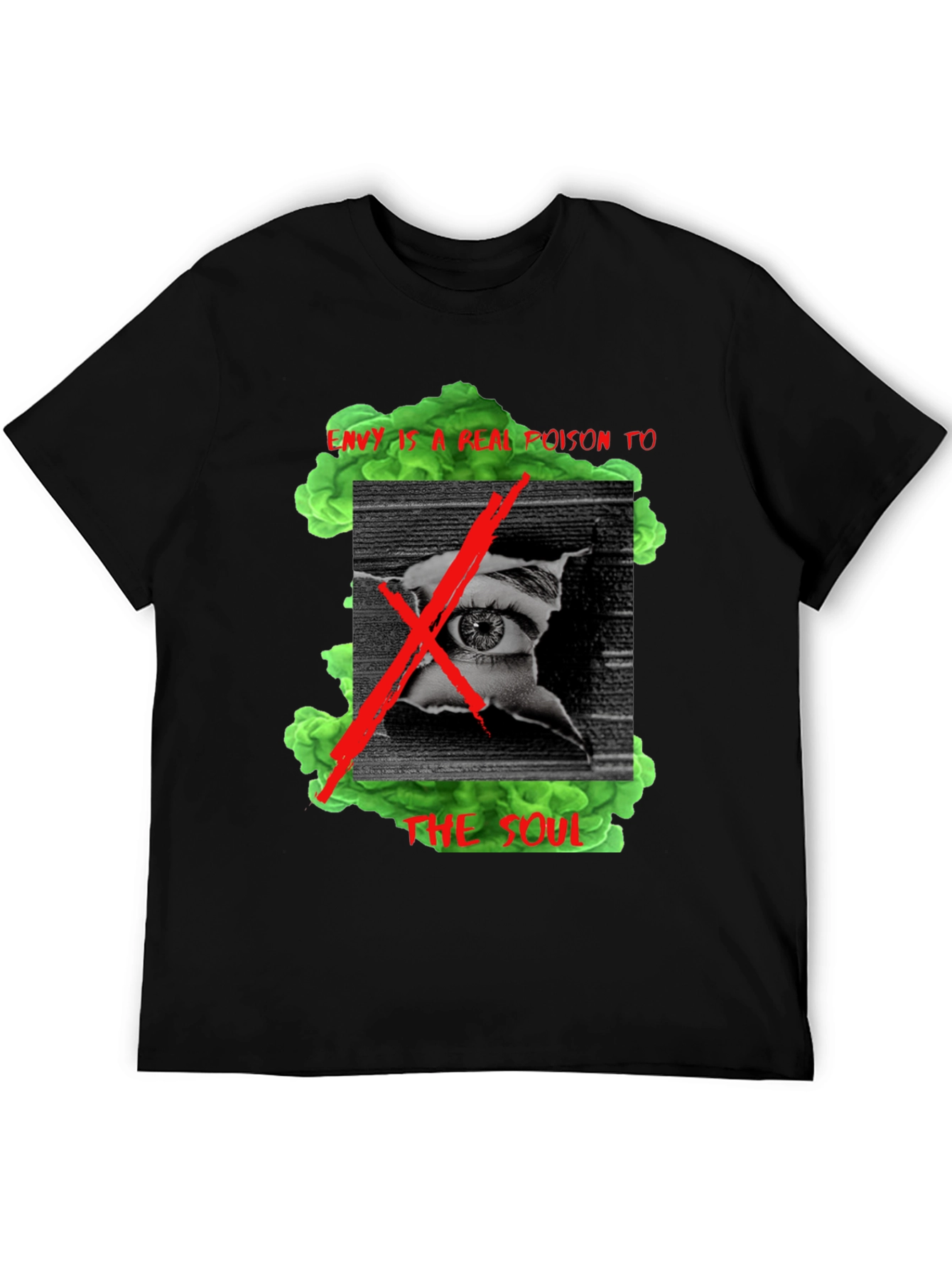 Edgy Graphic T-Shirt - Envy is a Poison